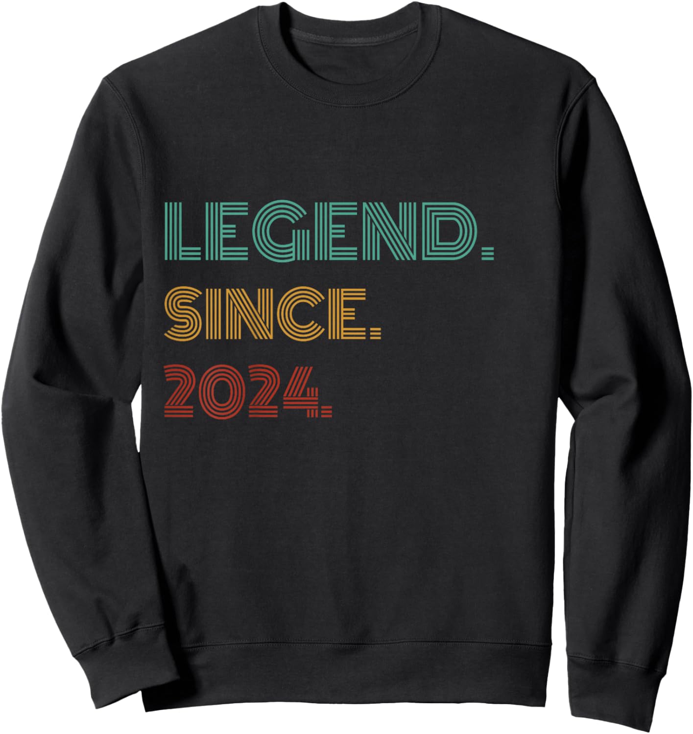 Kids 2 Years Old Legend Since 2024 2nd Birthday Sweatshirt - Sweatshirt | Black