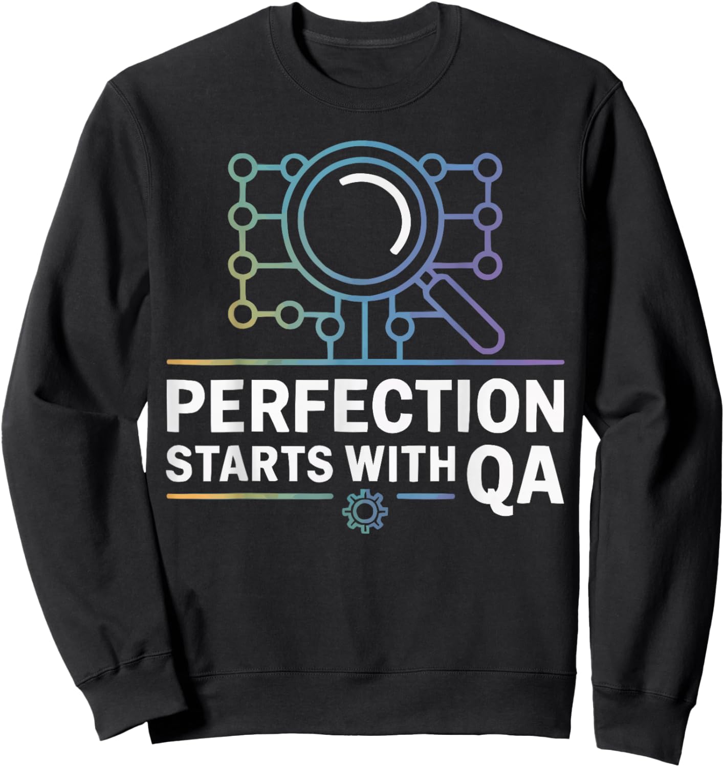 Quality Assurance Software Tester Job Profession QA Tester Sweatshirt - Sweatshirt | Black