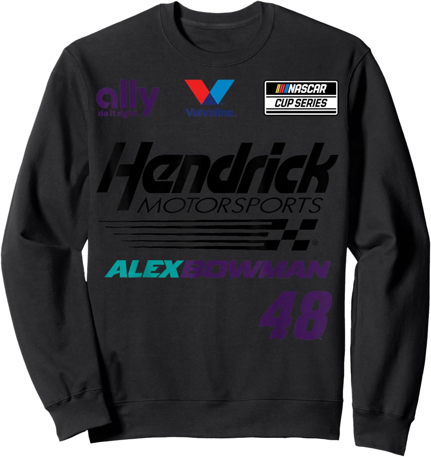 NASCAR - Alex Bowman - Jersey Sweatshirt - Sweatshirt | Black