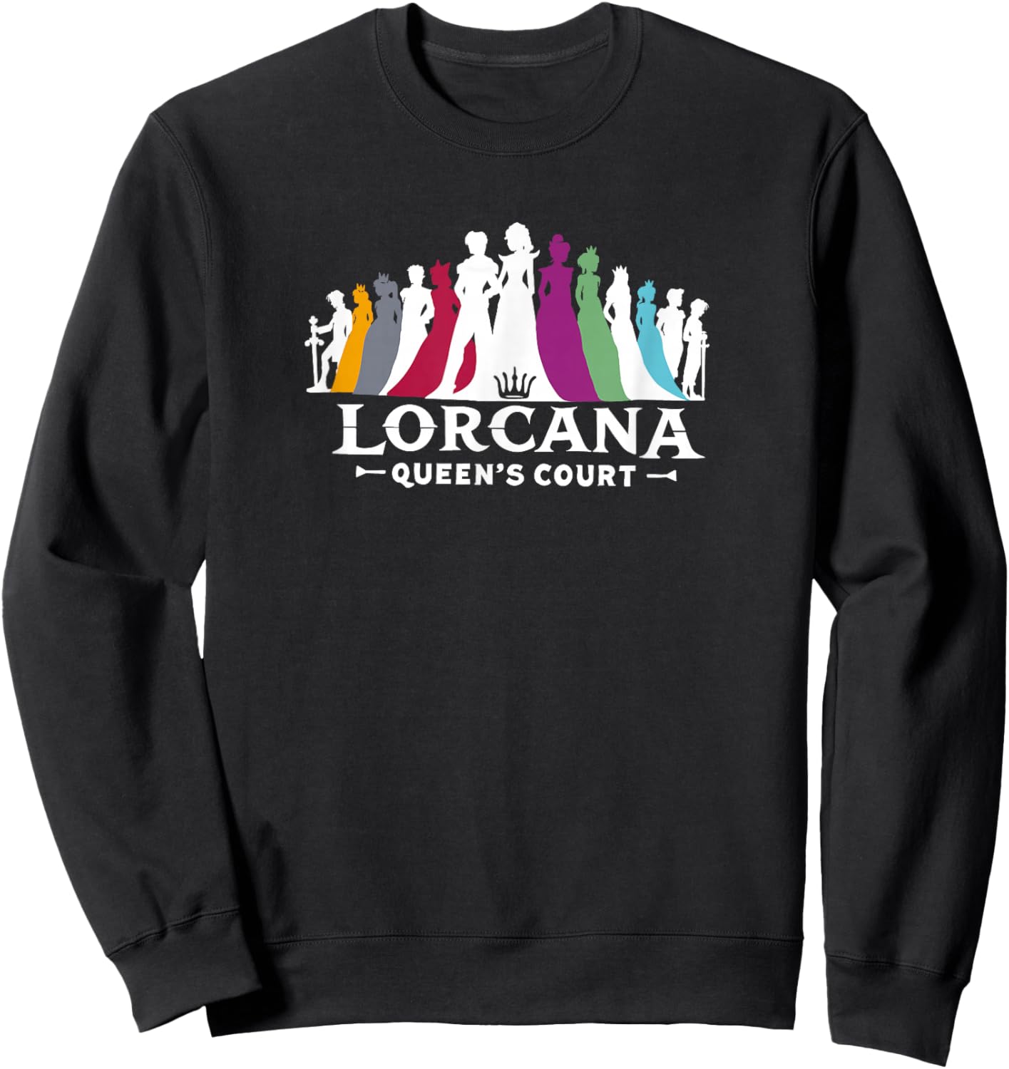 Lorcana Queen's Court Sweatshirt - Sweatshirt | Black