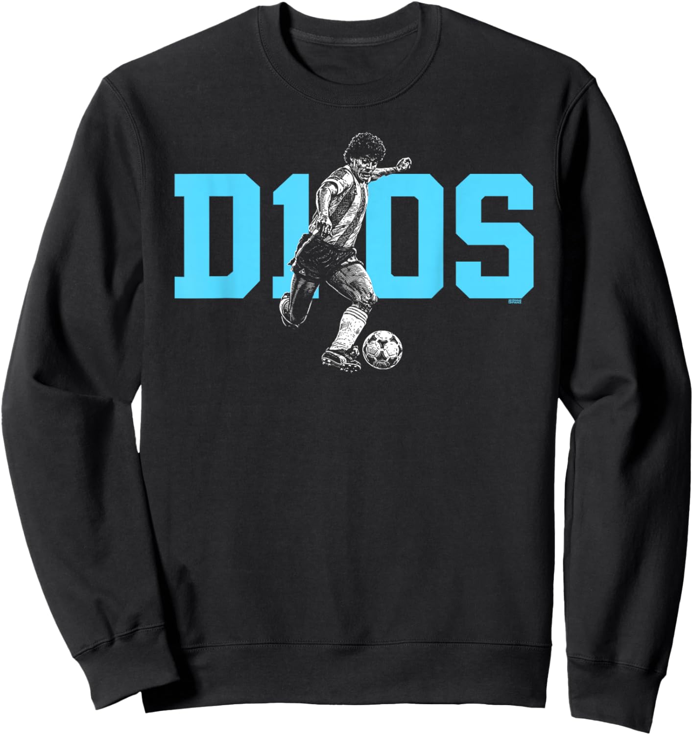 Diego Maradona D10S La Mano de Dios Retro Soccer Legend Sweatshirt - Sweatshirt | Black