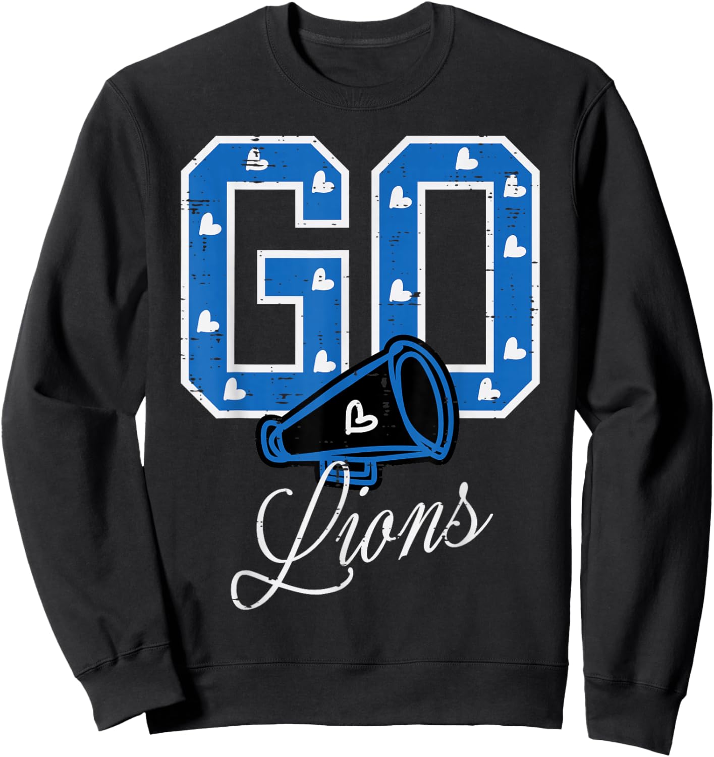 Go Lion Men Women Kids Boys Girls Youth Teen Sweatshirt - Sweatshirt | Black