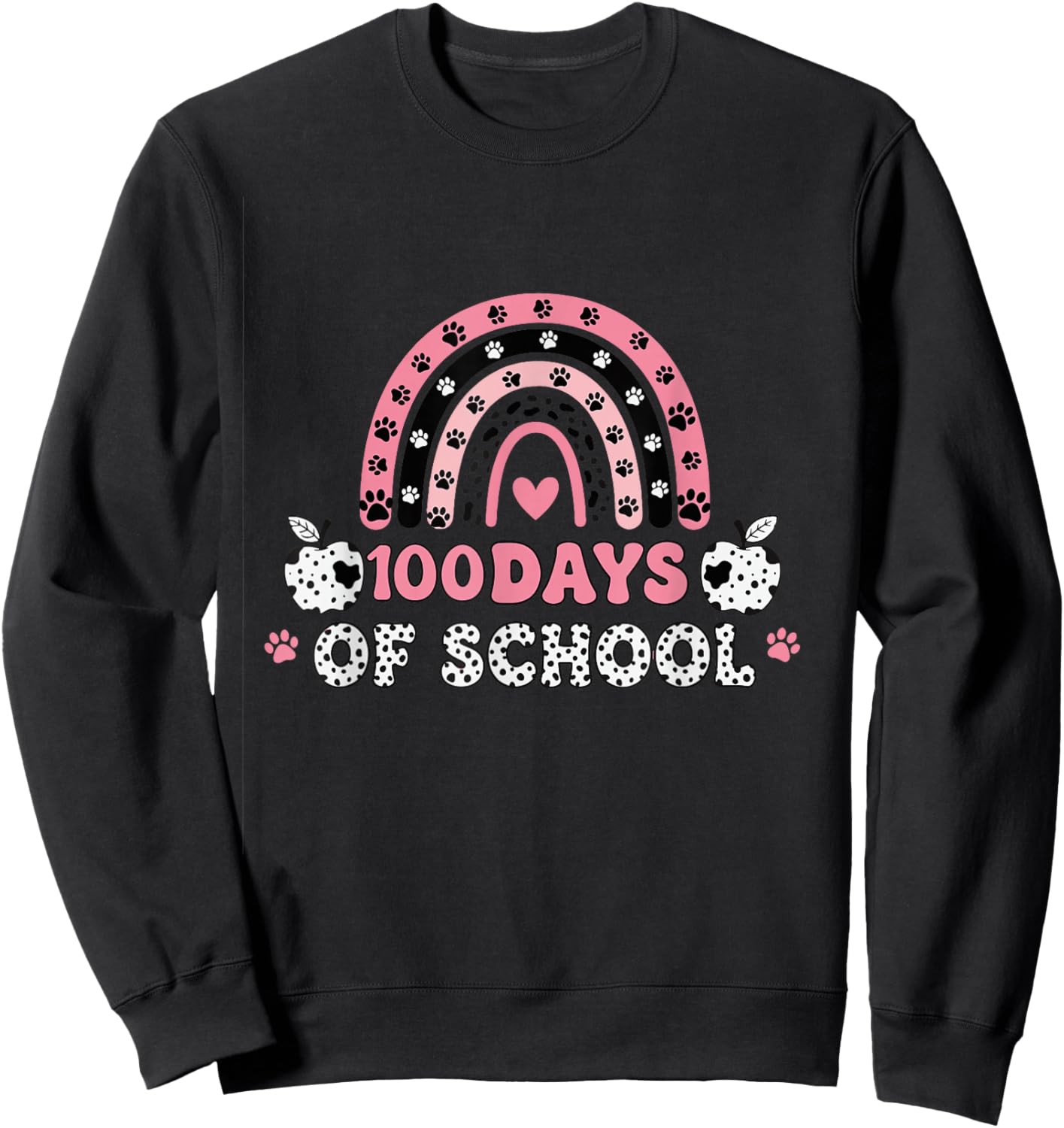 100 Days of School Sweatshirt - Sweatshirt | Black