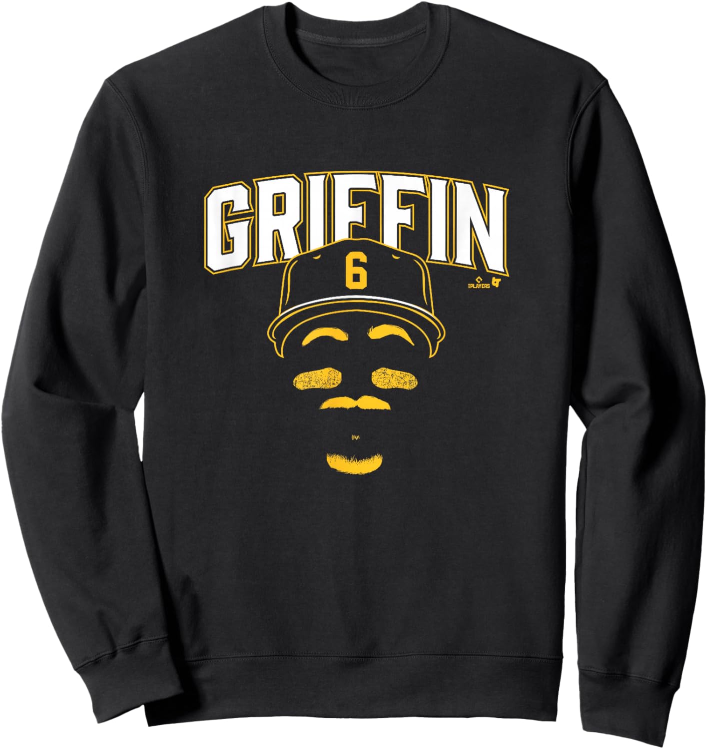 Konnor Griffin - Blank Face (Black) - Pittsburgh Baseball Sweatshirt - Sweatshirt | Black