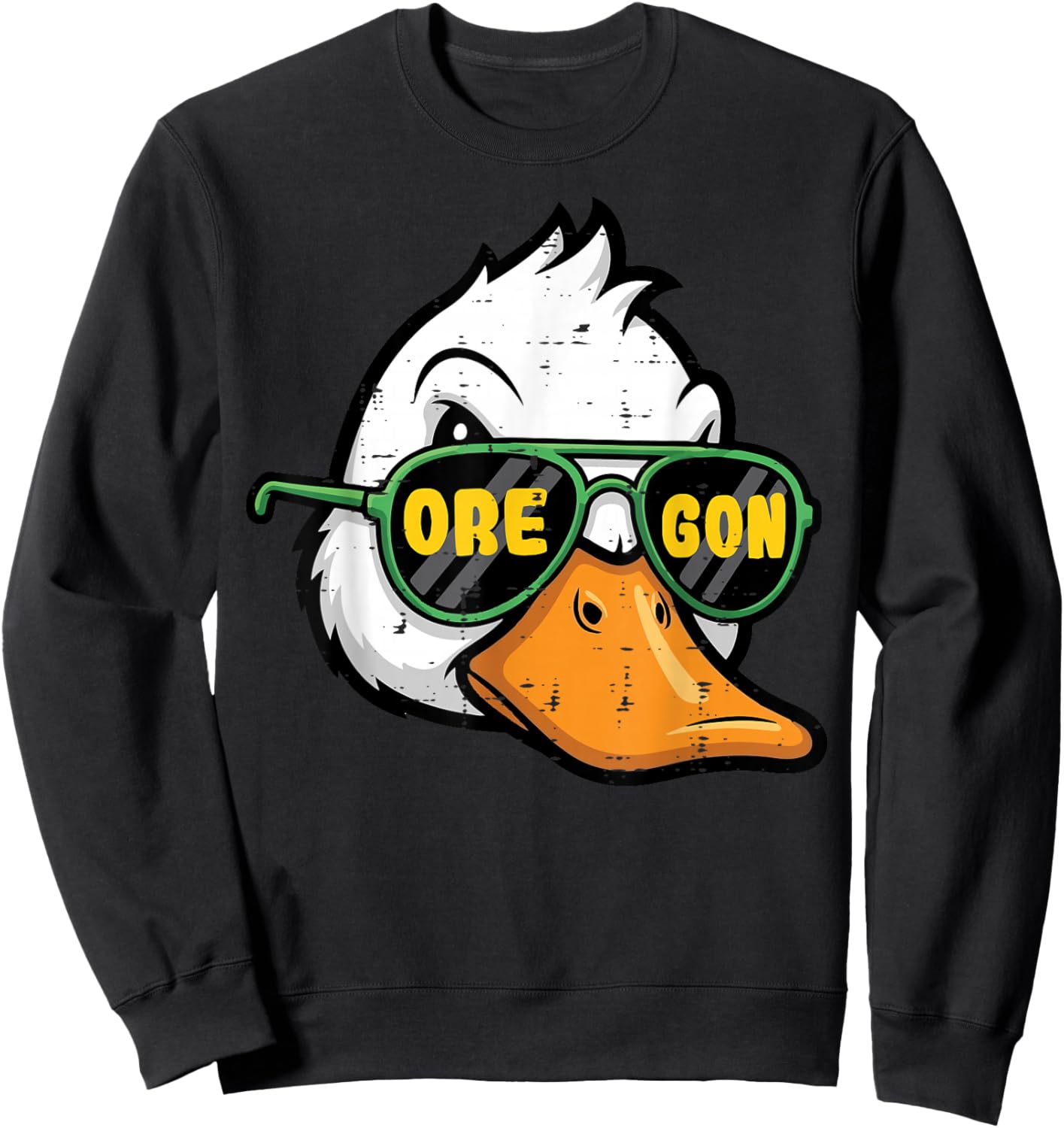 Duck Sunglasses Men Women Kids Girls Youth Teen Boys Sweatshirt - Sweatshirt | Black
