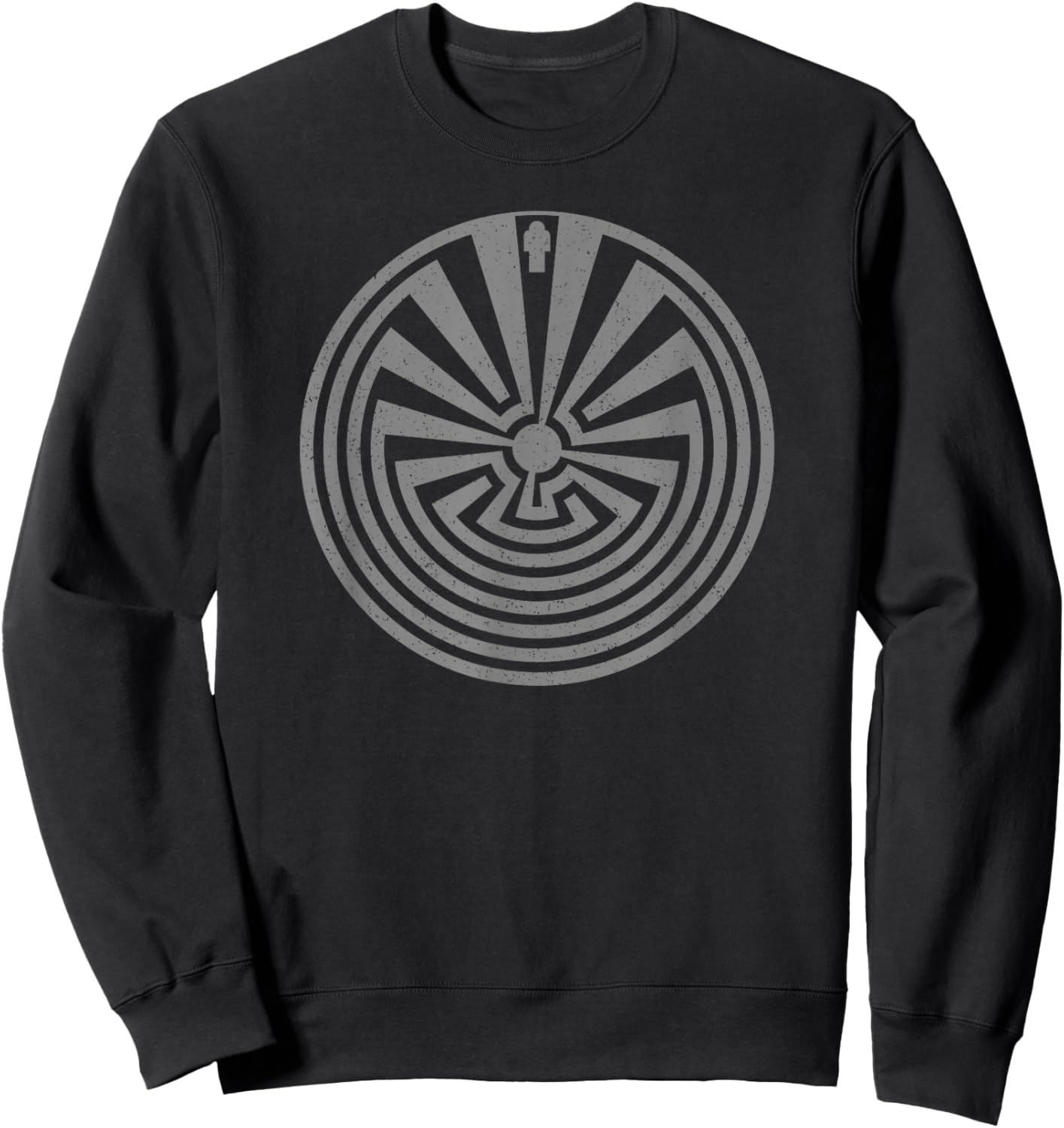 Tohono O'Odham Native American Symbol Sweatshirt - Sweatshirt | Black