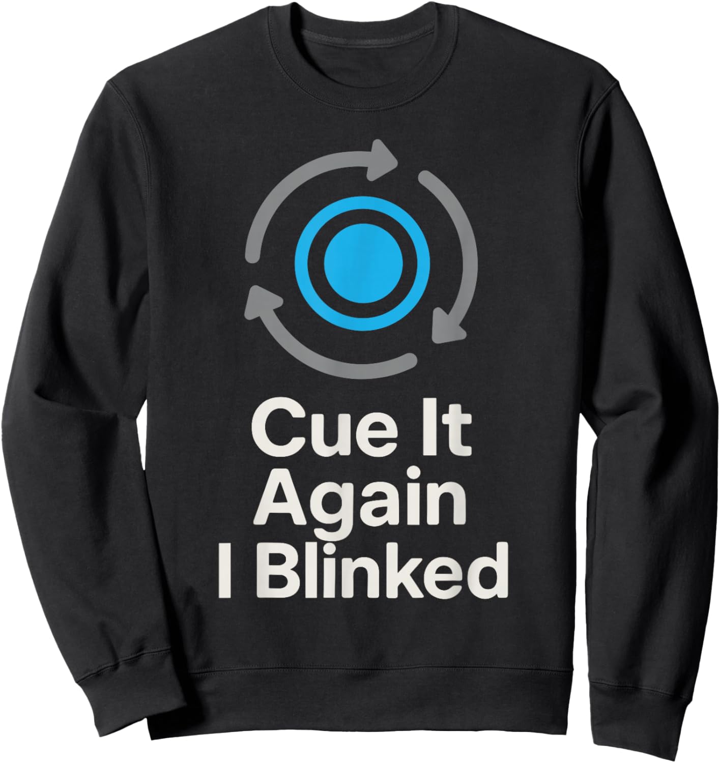 Theater Tech Crew Stage Technician Sound Lighting Gift Sweatshirt - Sweatshirt | Black