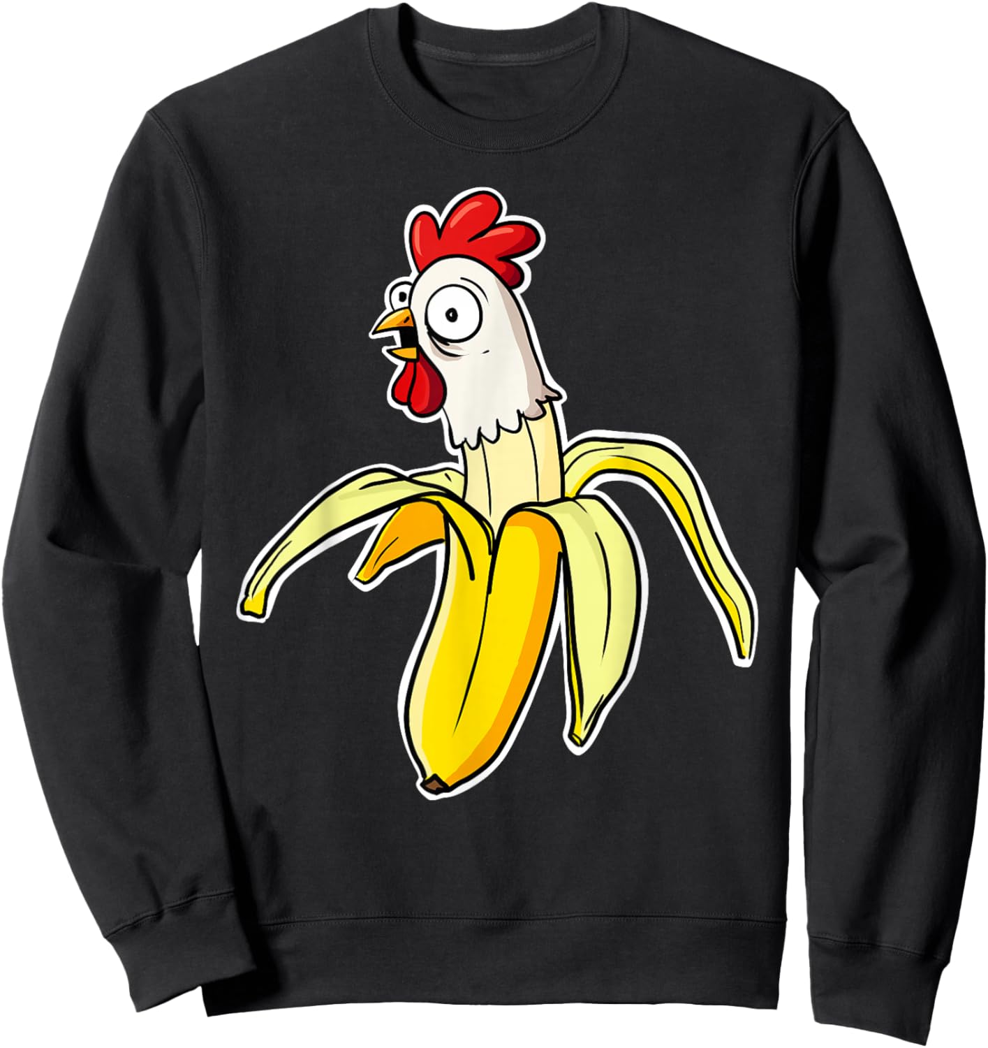 Chicken Banana Sweatshirt - Sweatshirt | Black