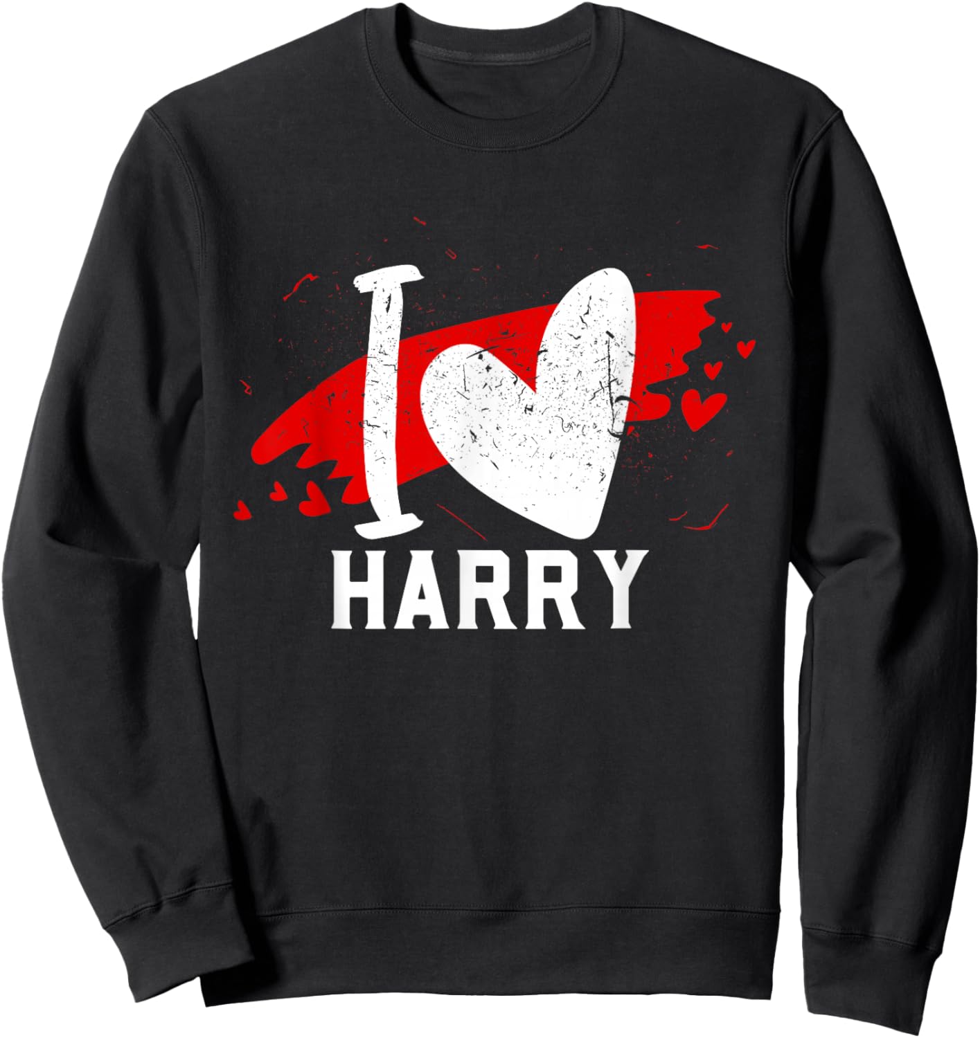 I Love Harry I Heart Harry Sweatshirt - Sweatshirt | Black