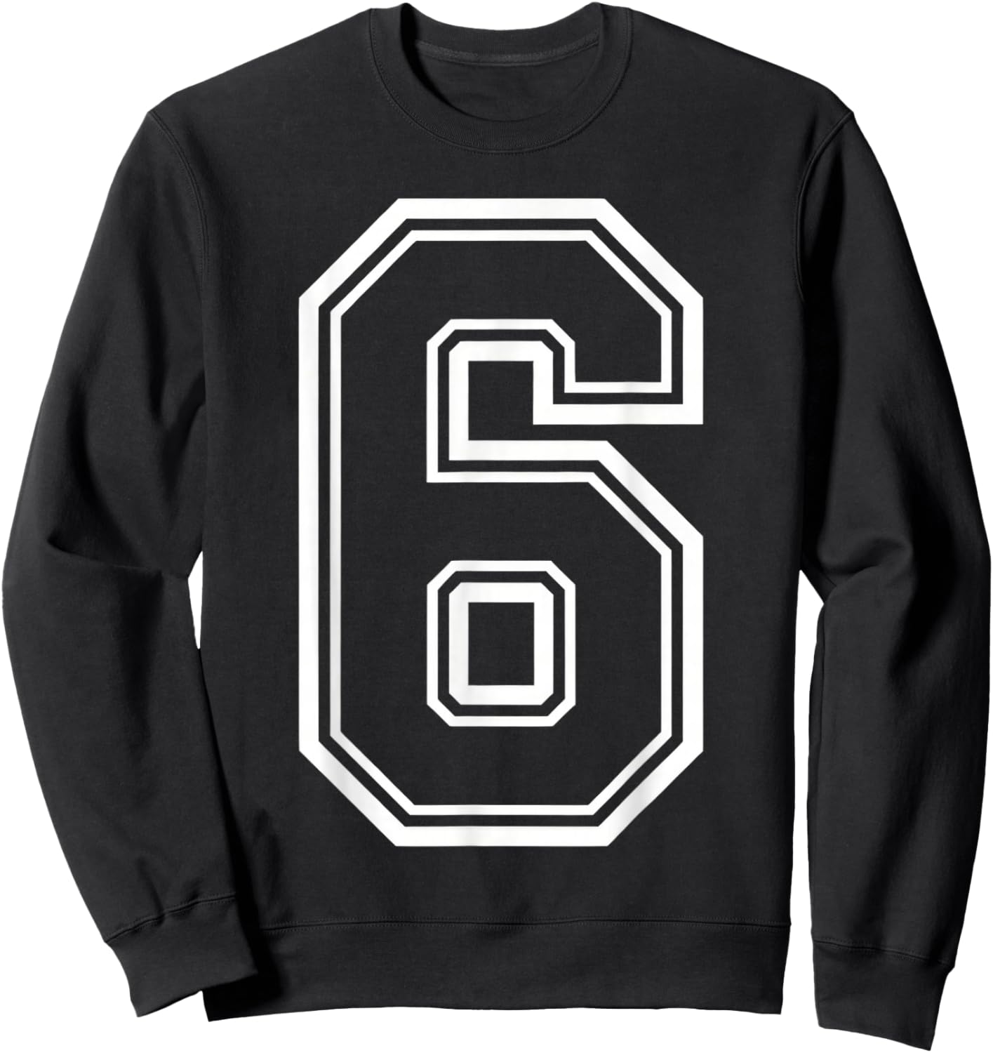 Couple Number 6 7 Meme Saying Six Seven Sweatshirt - Sweatshirt | Black