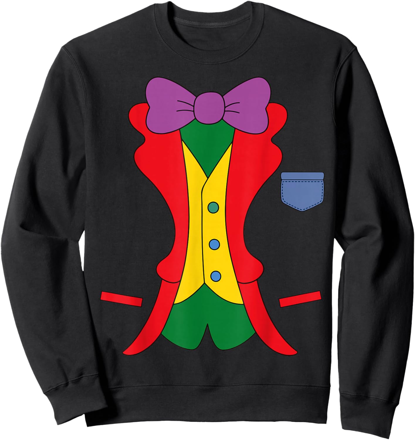 Halloween Mad Hatter Costume Alice in Wonderland Novel Book Sweatshirt - Sweatshirt | Black