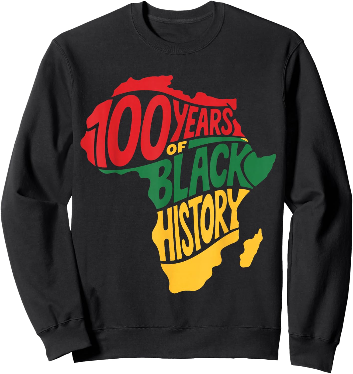 Vintage Black History Month 100 Years 1926 African American Sweatshirt - Sweatshirt | Black