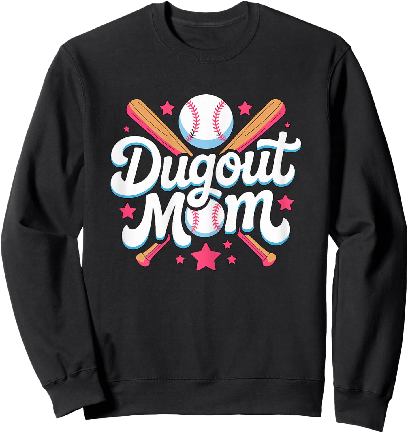 Dugout Mom Sweatshirt - Sweatshirt | Black