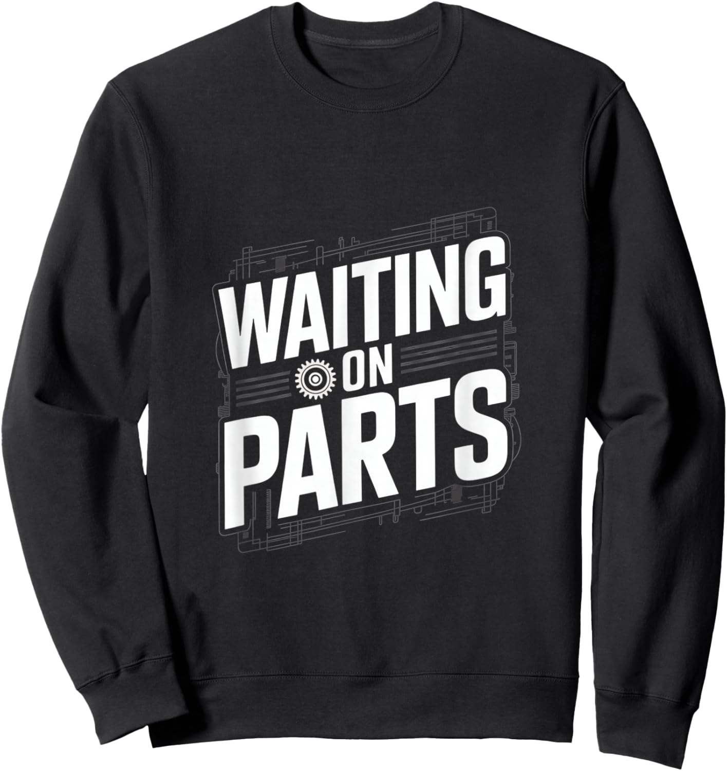 Waiting On Parts Sweatshirt - Sweatshirt | Black