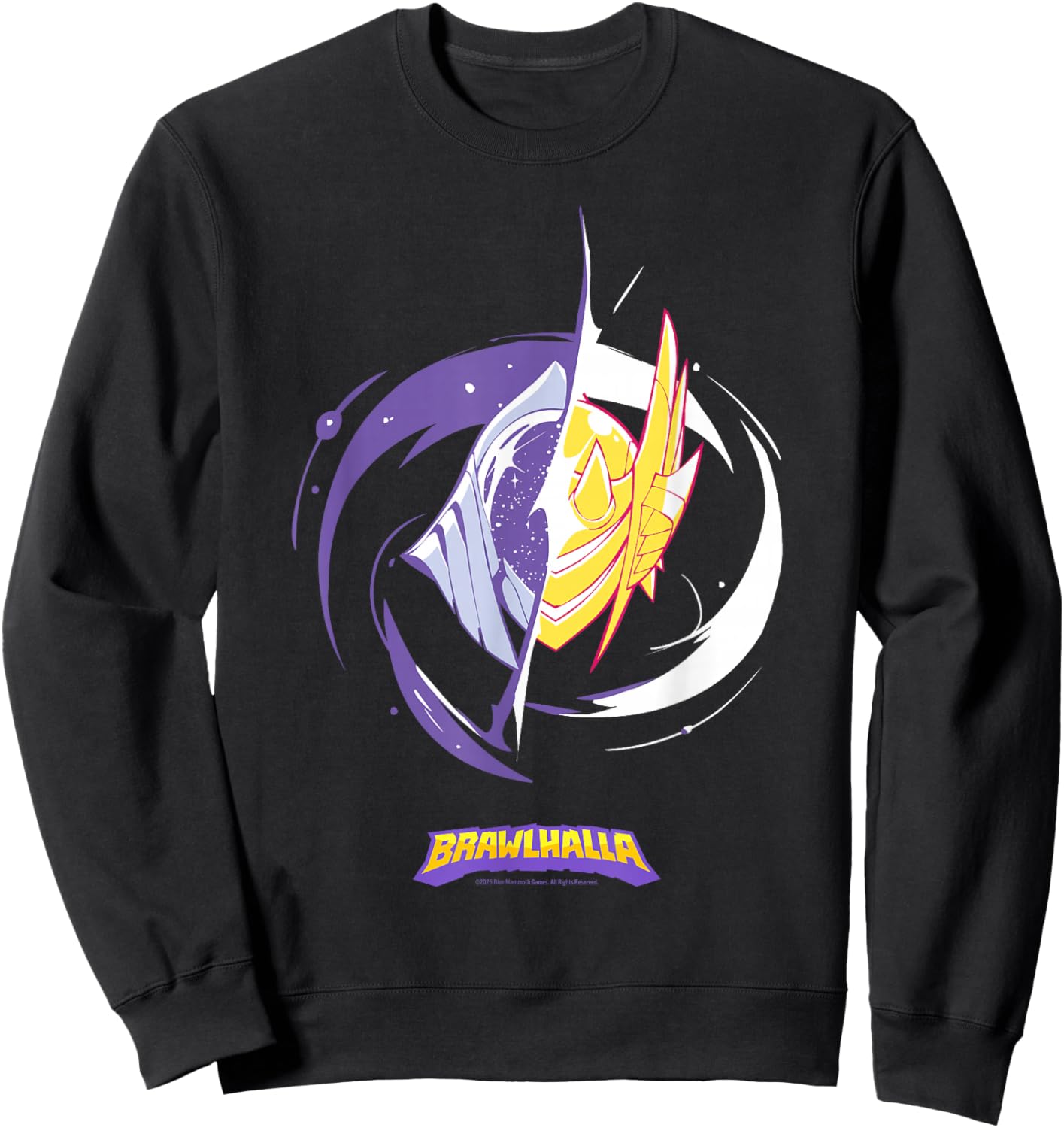 Brawlhalla Purple and Gold Officially Licensed Sweatshirt - Sweatshirt | Black