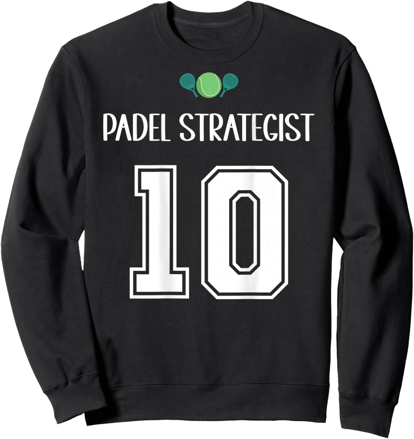 Funny Padel Tennis Group Jersey for Padel Team Padel Sweatshirt - Sweatshirt | Black