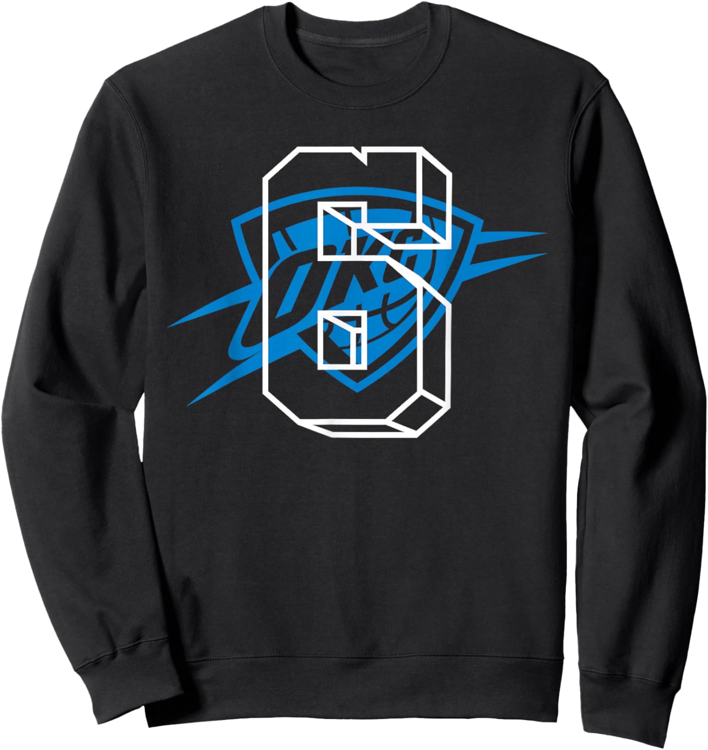 NBA Official Oklahoma City Thunder 6-7 Craze Kickout Sweatshirt - Sweatshirt | Black