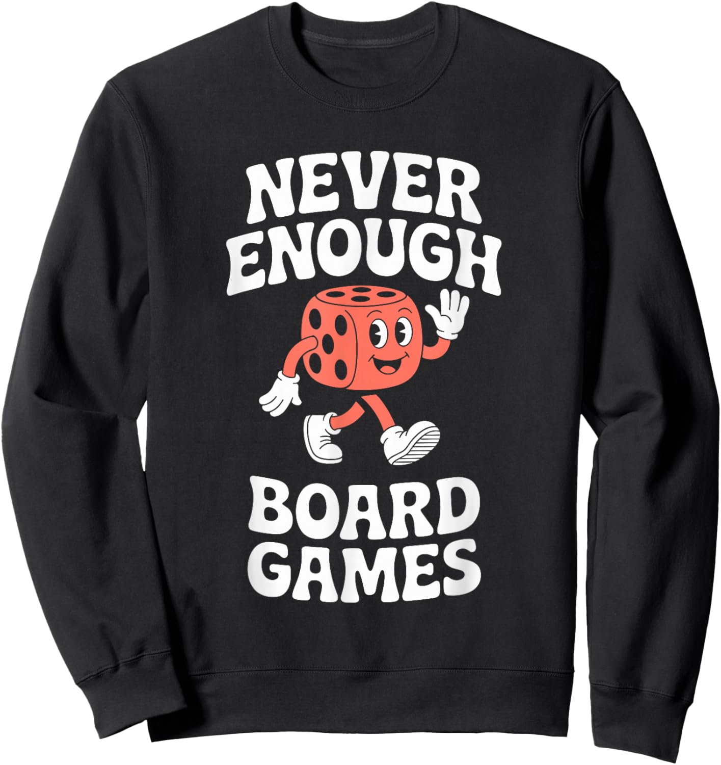 Funny Board Games or Board Game Boardgame Boardgames Retro Sweatshirt - Sweatshirt | Black