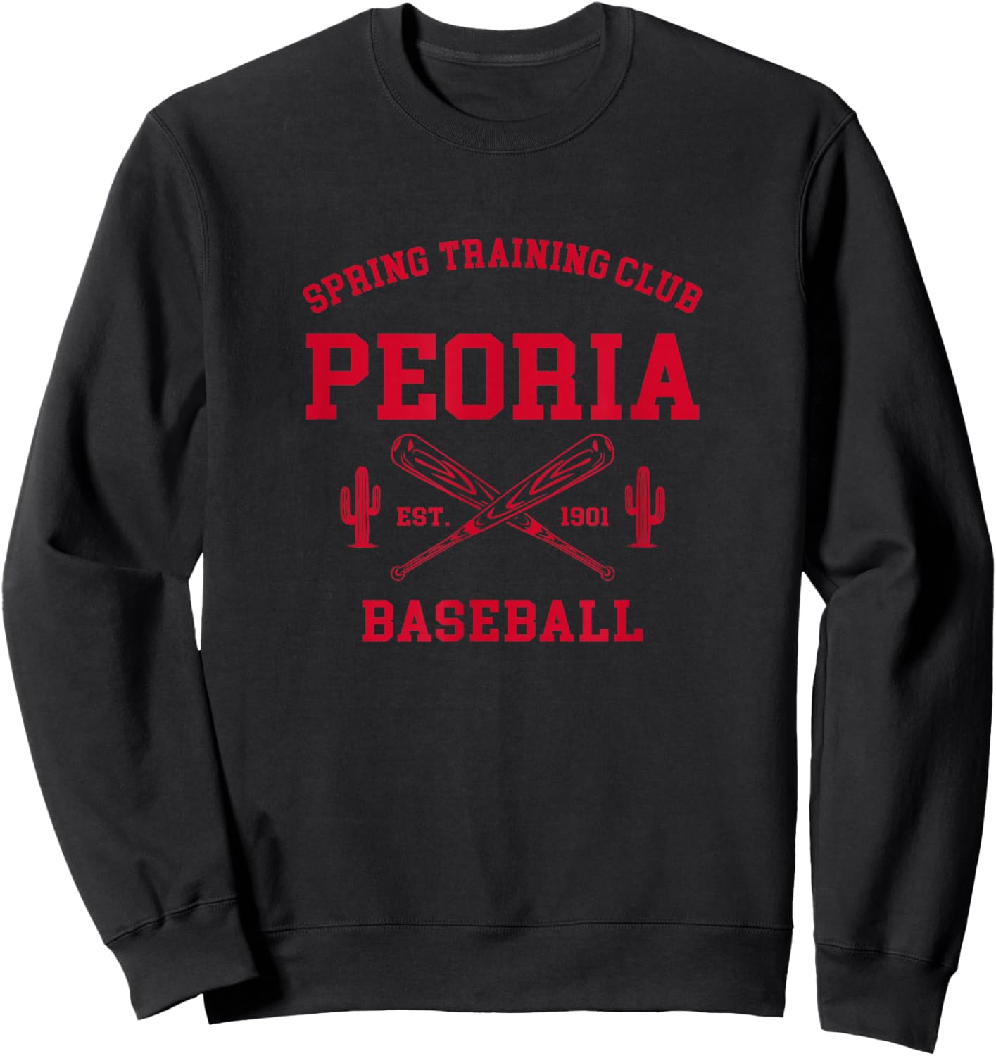 Spring Training Club Peoria Arizona Baseball Sweatshirt - Sweatshirt | Black