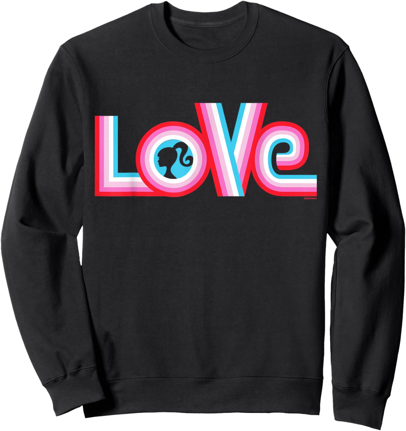Barbie Valentine's Day Love Sweatshirt - Sweatshirt | Black