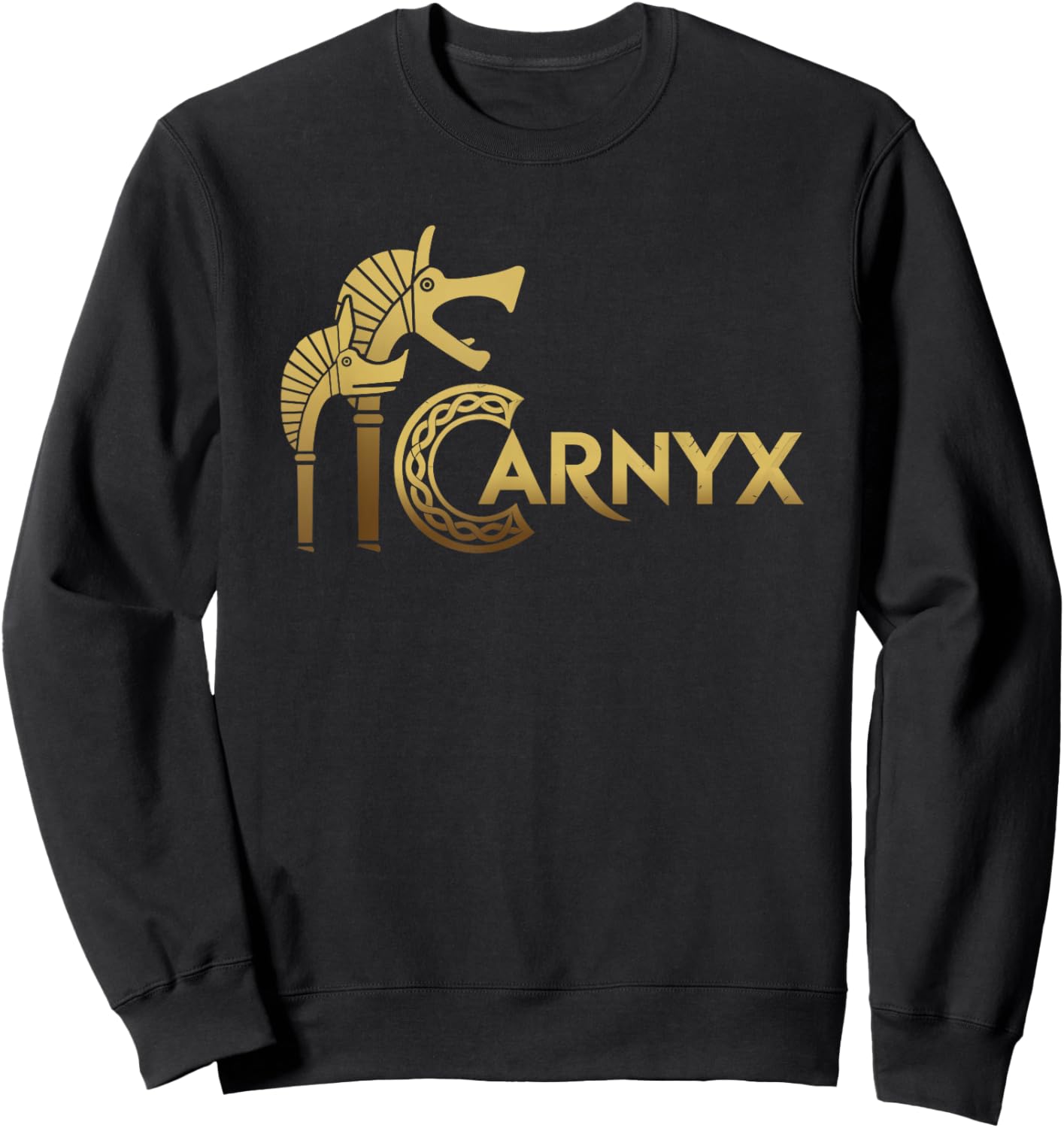 Carnyx Ancient Music Symbol Sweatshirt - Sweatshirt | Black