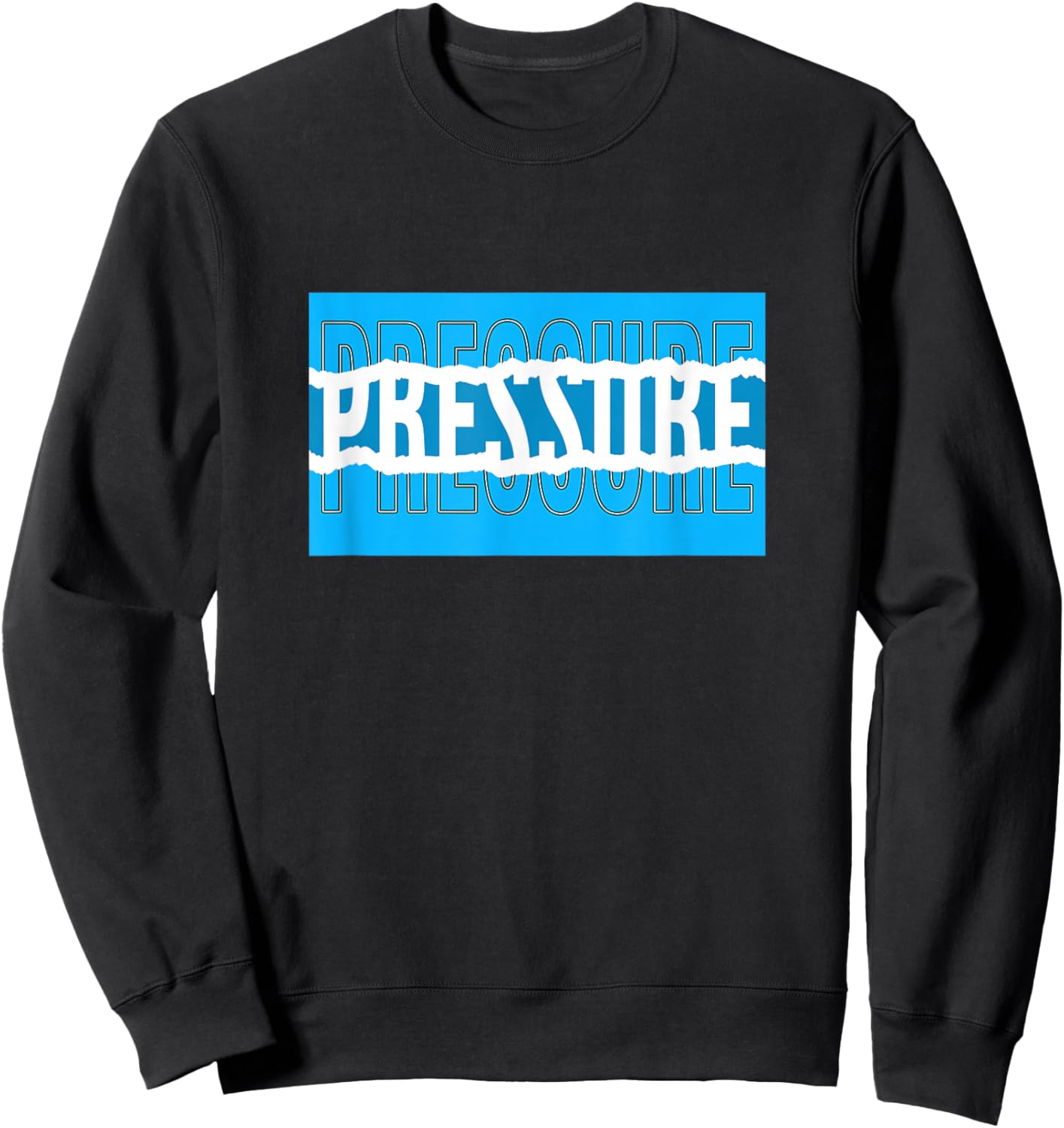 Blue Color Pressure v2 Blue Graphic Sweatshirt - Sweatshirt | Black
