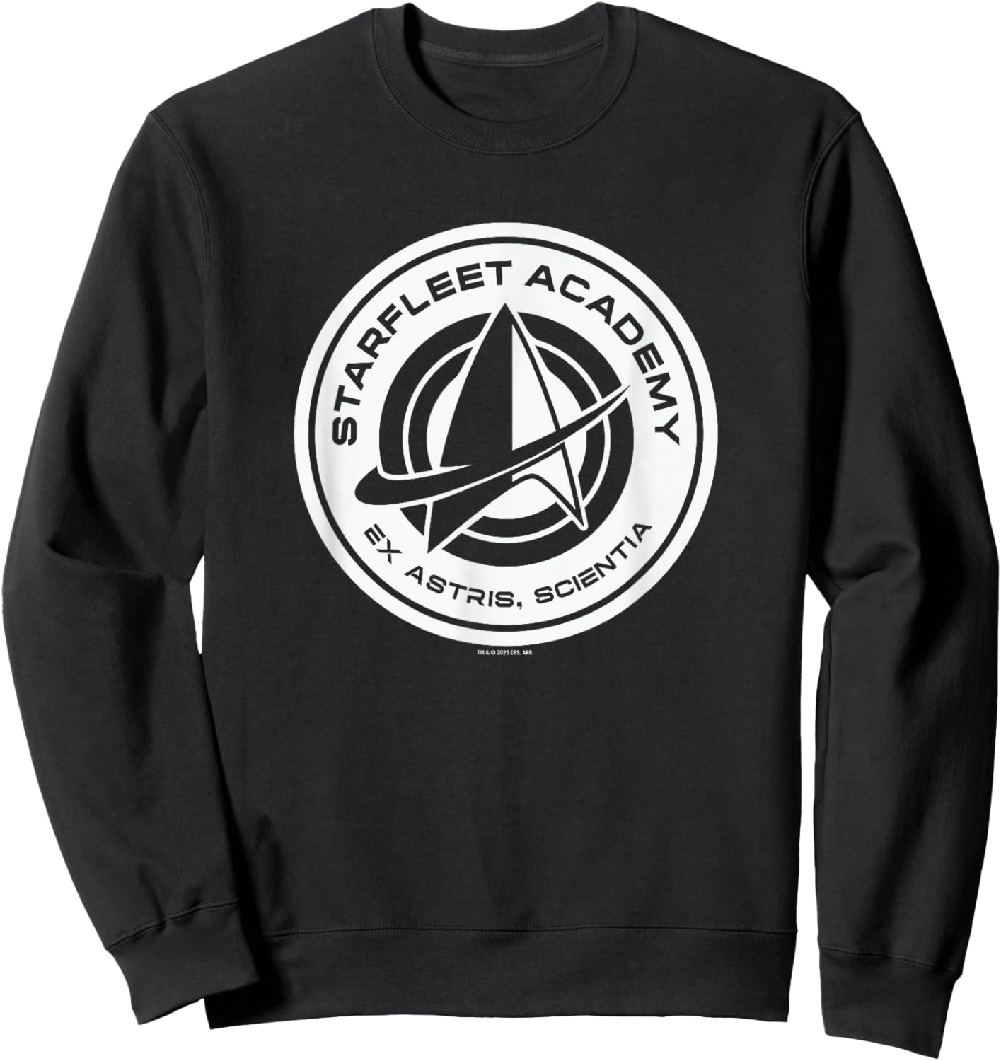 Star Trek Starfleet Academy Logo Officially Licensed Sweatshirt - Sweatshirt | Black