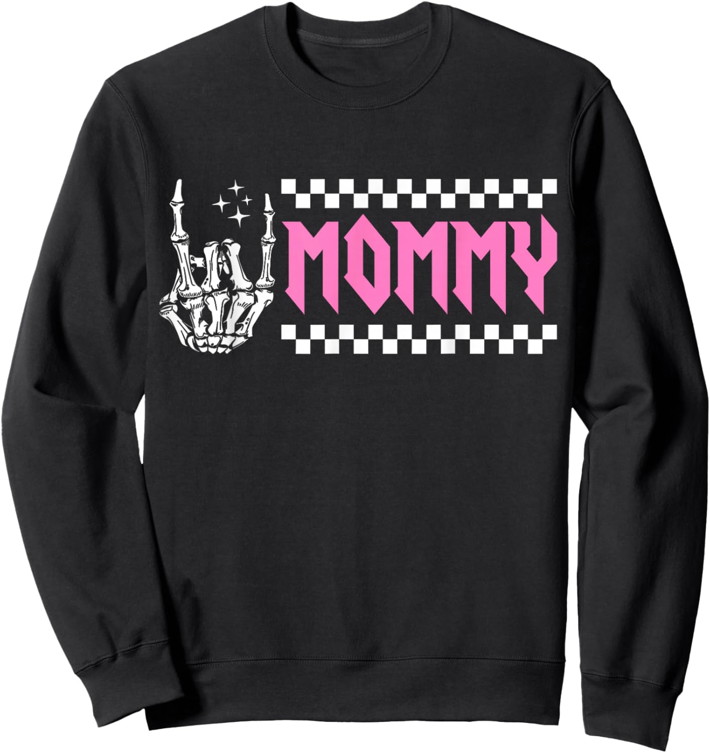 Mommy Family Birthday Matching Bad Two The Bone Bday Sweatshirt - Sweatshirt | Black