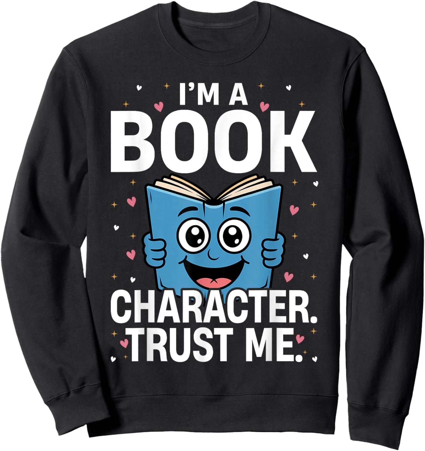 I'm a Book Character Costumes for Kids Storybook Sweatshirt - Sweatshirt | Black