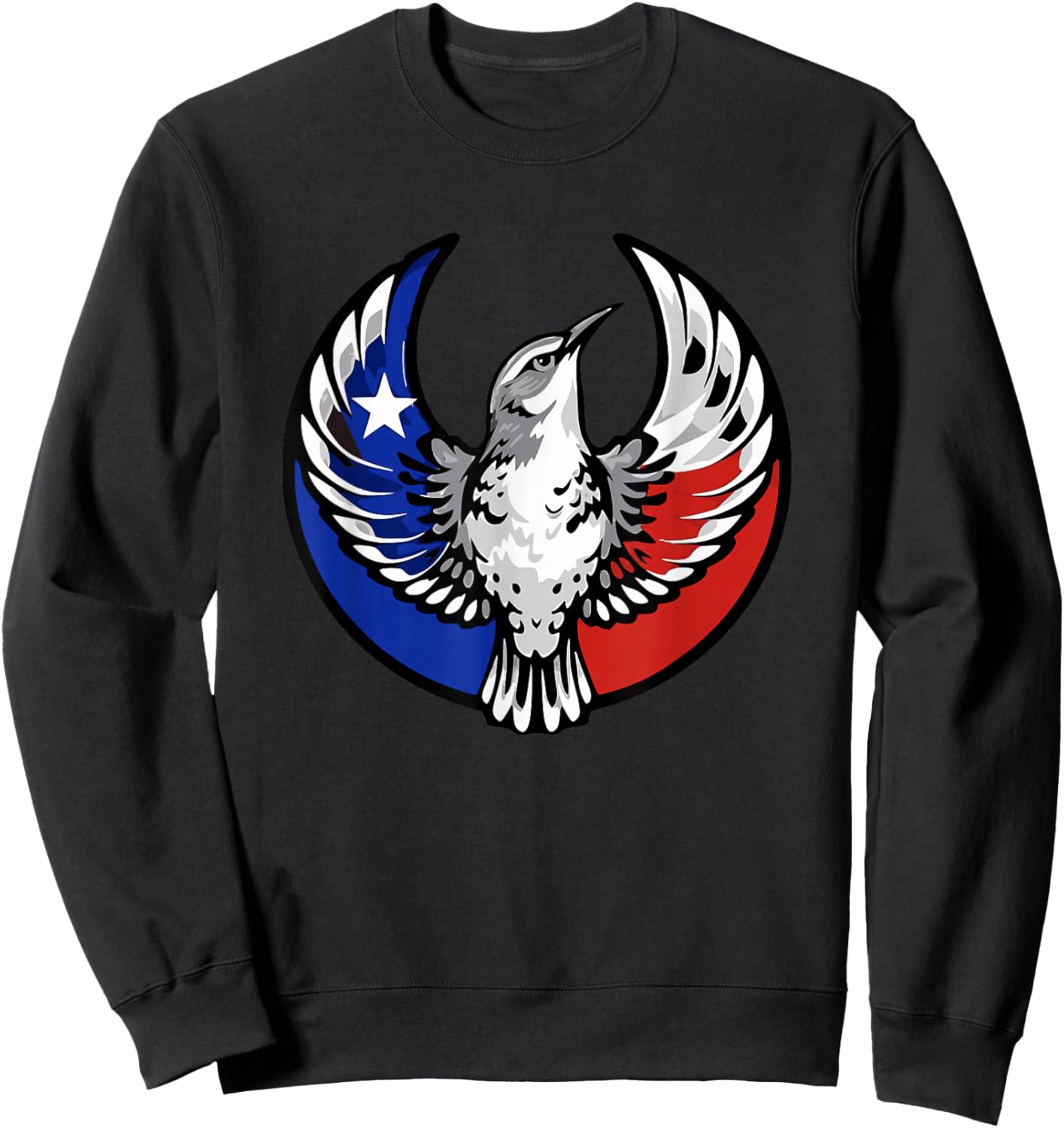 TX Rebel Bird Alliance No Kings Sweatshirt - Sweatshirt | Black