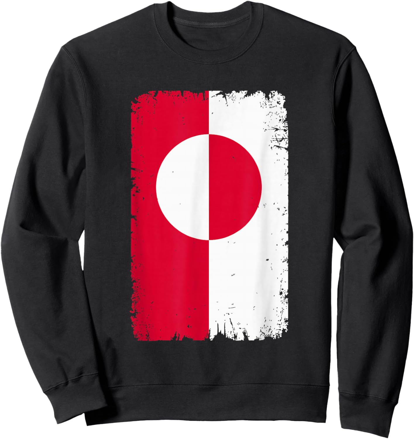 Greenland Country Men Kids Women Kalaallit Flag Greenlanders Sweatshirt - Sweatshirt | Black
