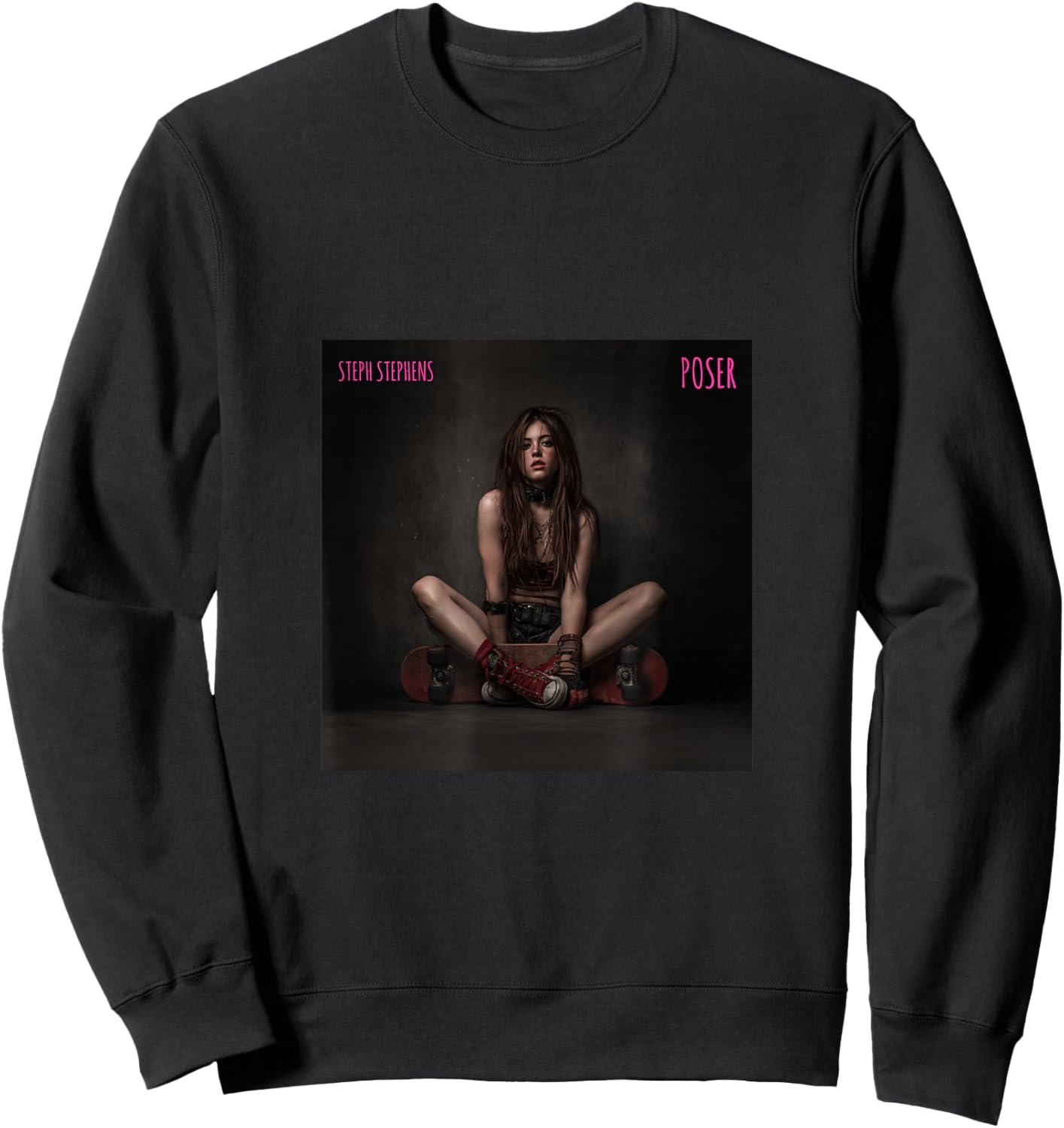 Poser Album Cover Sweatshirt - Sweatshirt | Black