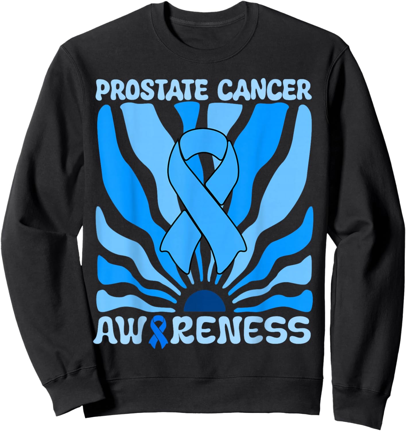 Prostate Cancer Awarness Support Sweatshirt - Sweatshirt | Black