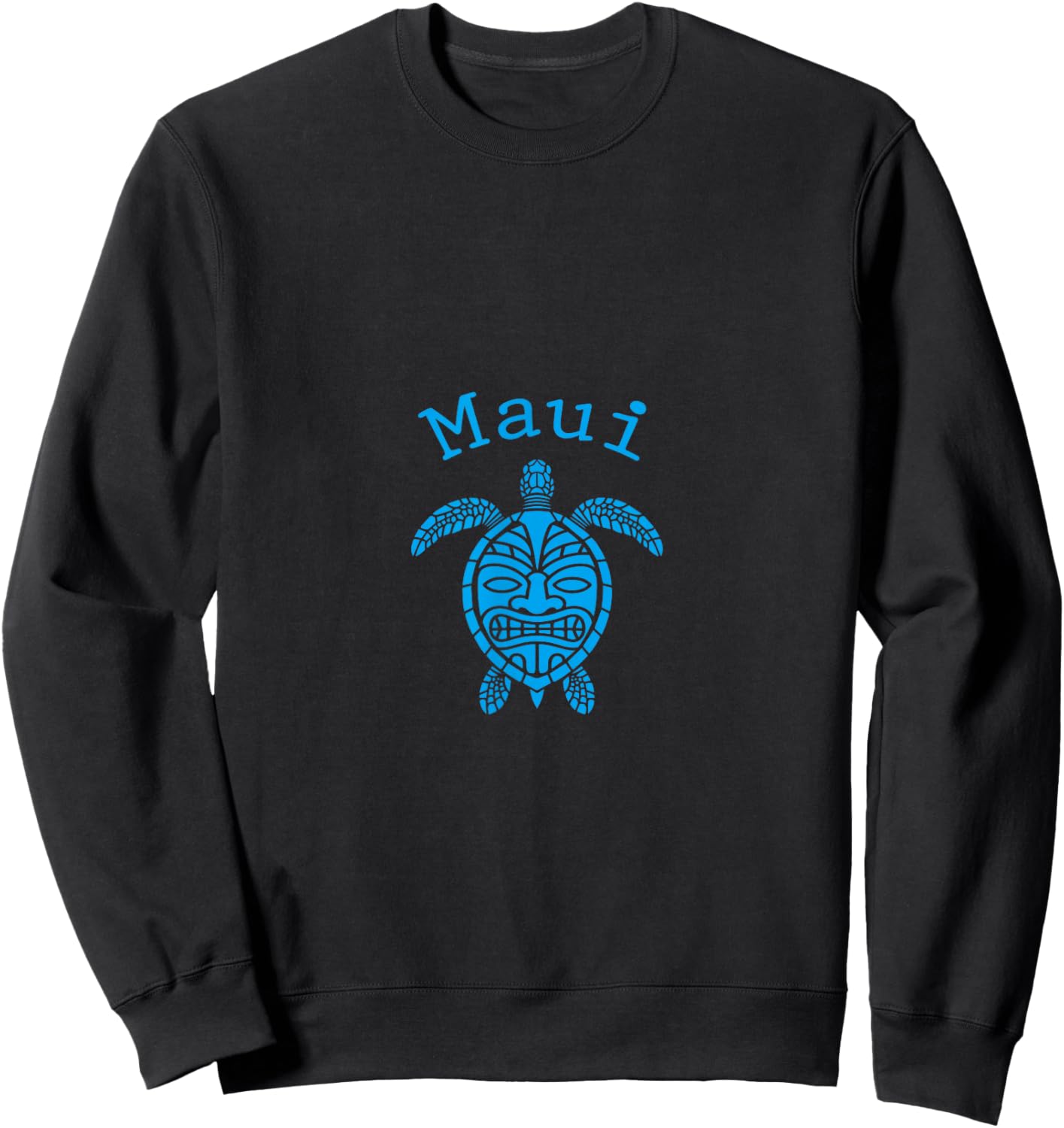 Maui Hawaii Turtle Diving Souvenir Diver Sweatshirt - Sweatshirt | Black