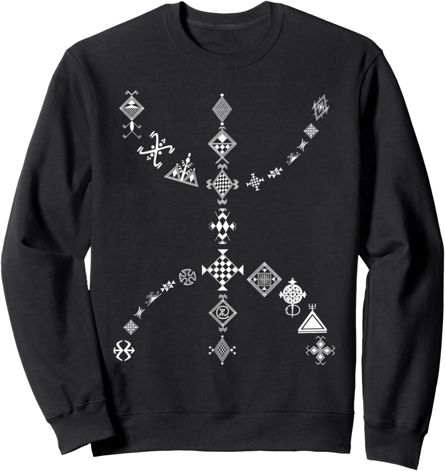 Amazigh Berber Sweatshirt - Sweatshirt | Black