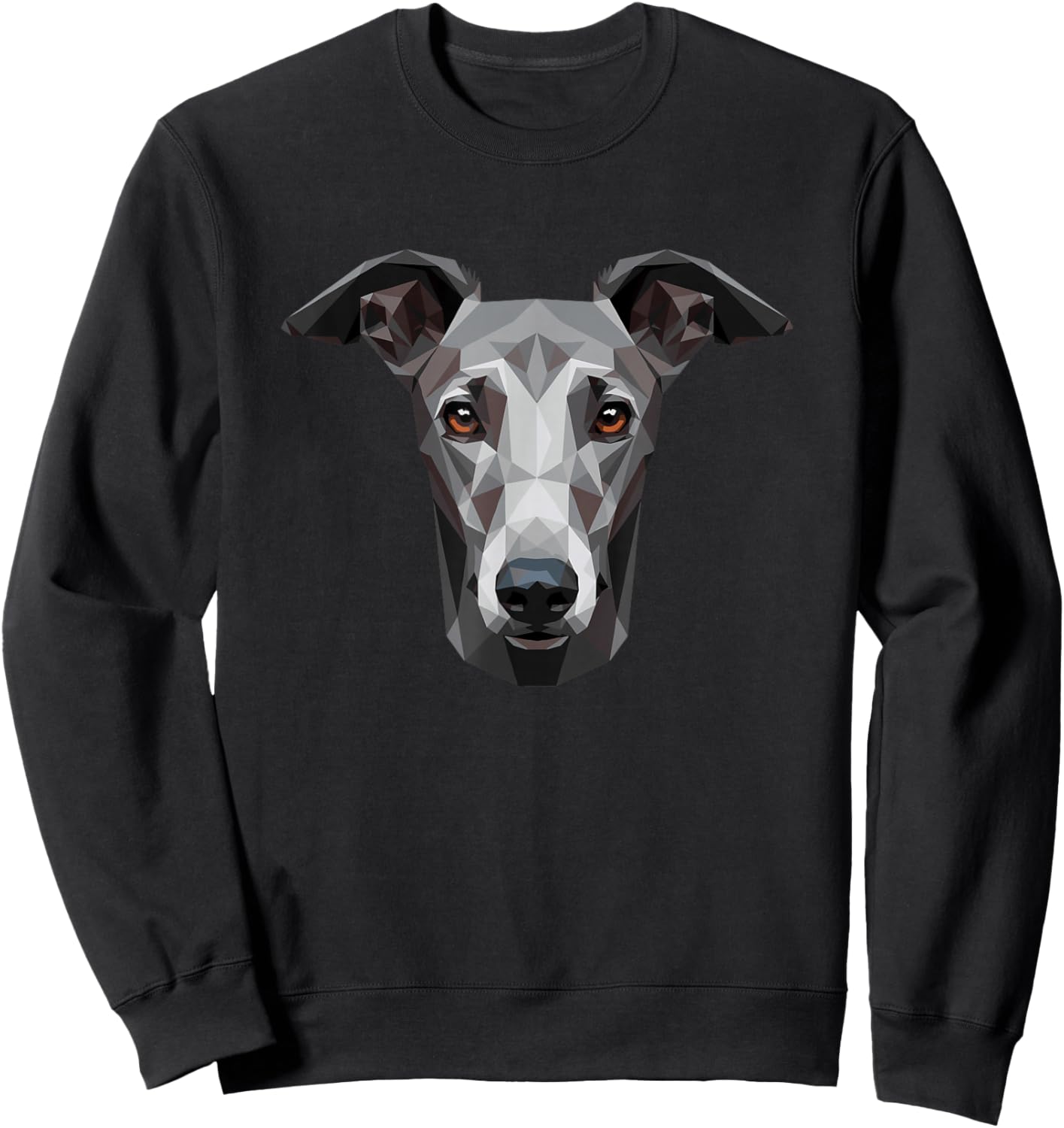 Greyhound Dog Art Design Love Sighthound Greyhounds Sweatshirt - Sweatshirt | Black