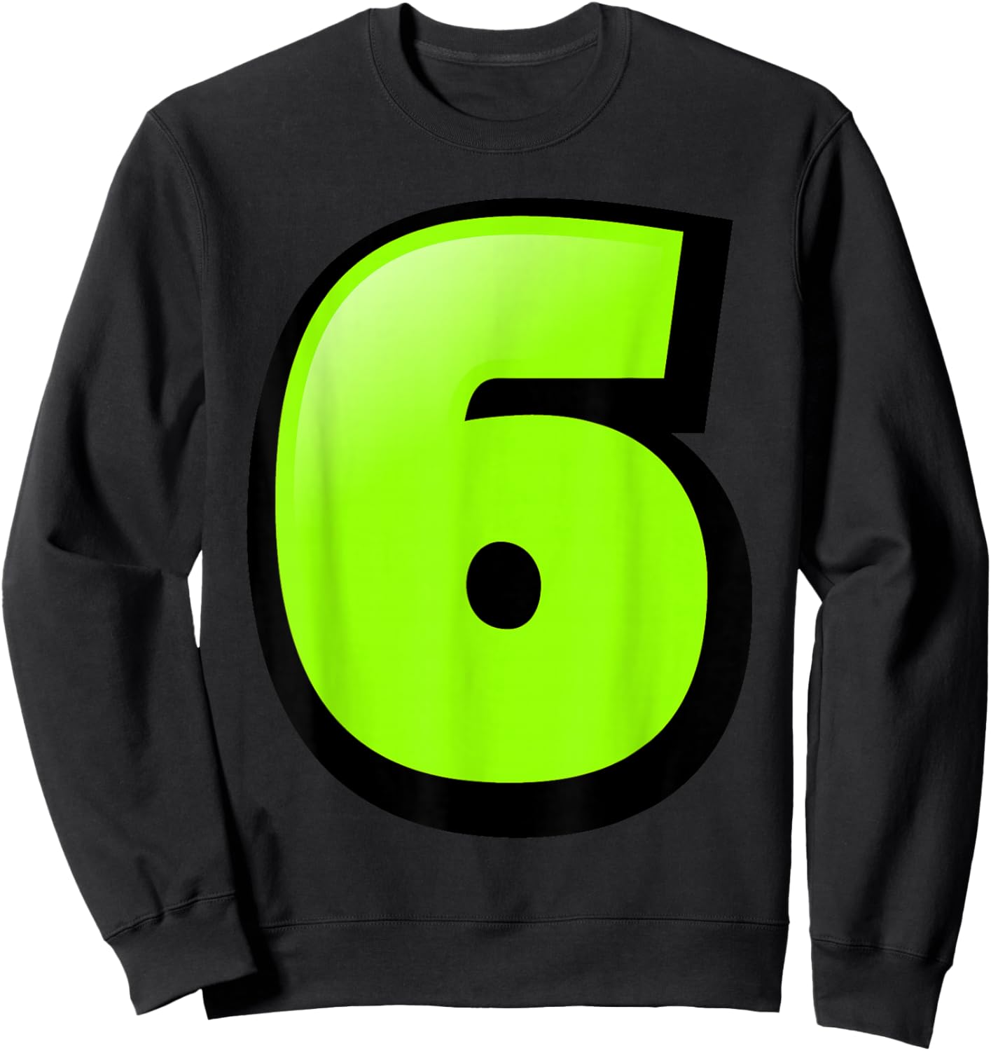 6 Number Six Seven 67 Gen Alpha Slang T Funny Meme Matching Sweatshirt - Sweatshirt | Black