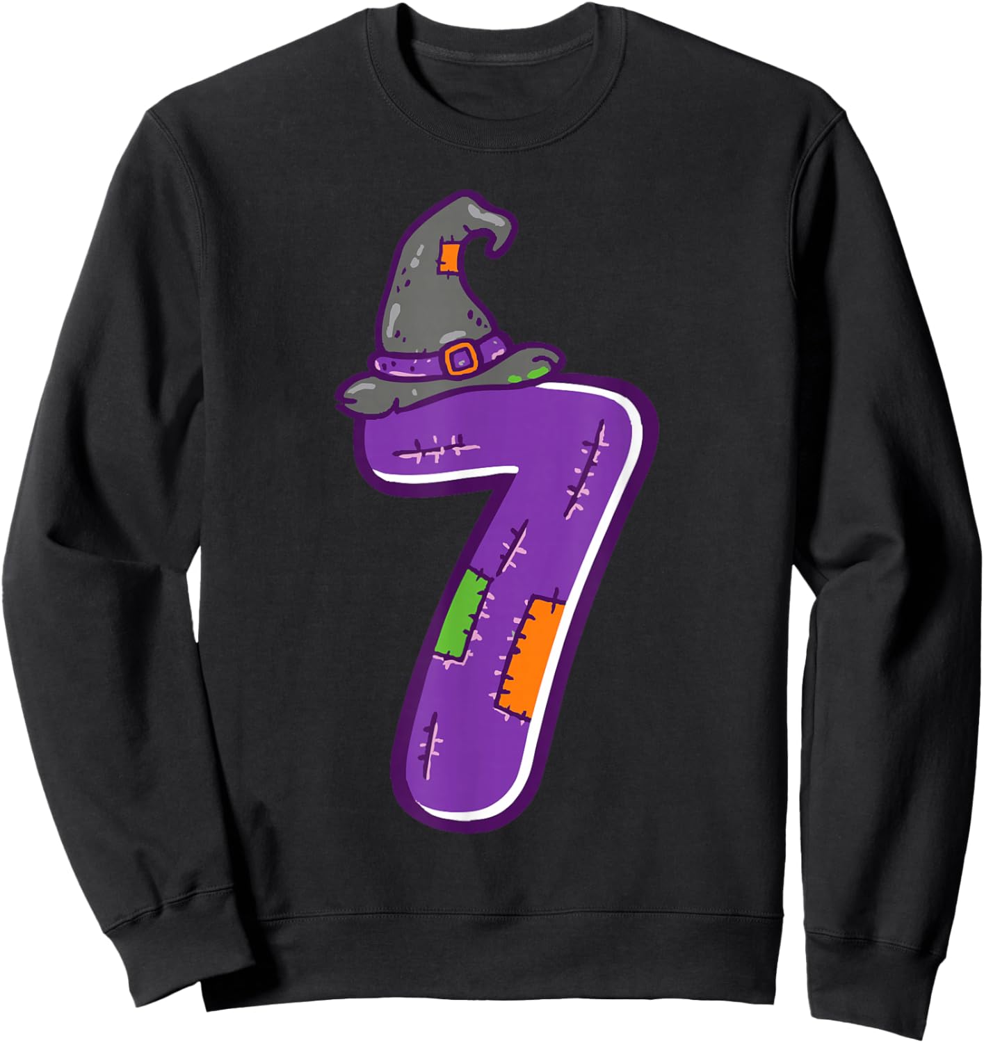 Six Seven Meme Matching Halloween Costume Sweatshirt - Sweatshirt | Black