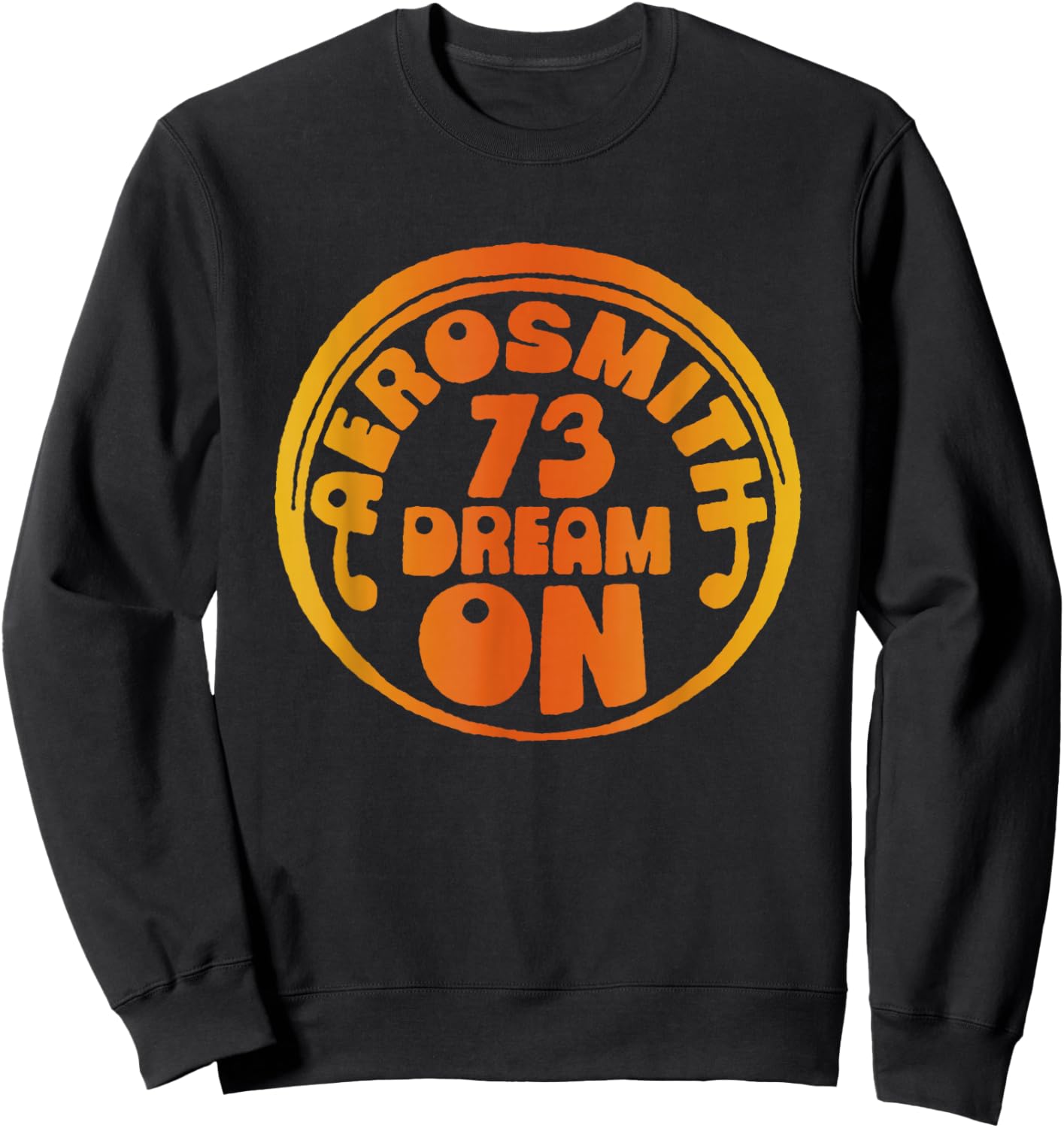 Official Aerosmith Dream On Circle Sweatshirt - Sweatshirt | Black