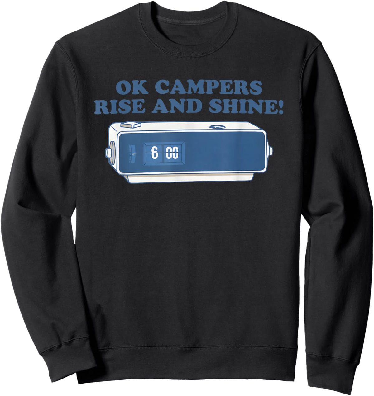 Ok Campers Rise and Shine Sweatshirt - Sweatshirt | Black