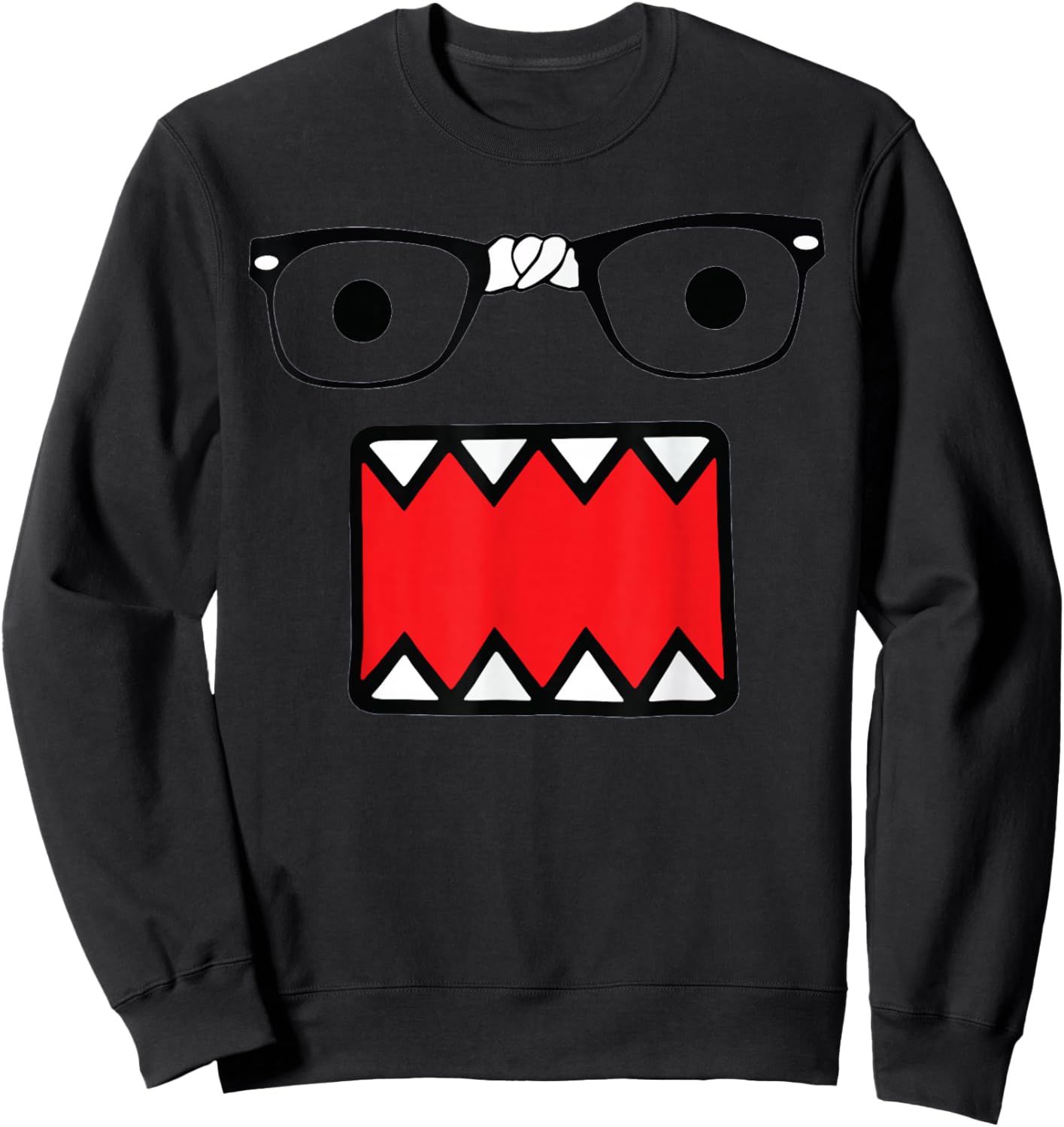 Broken Glass domo Sweatshirt - Sweatshirt | Black