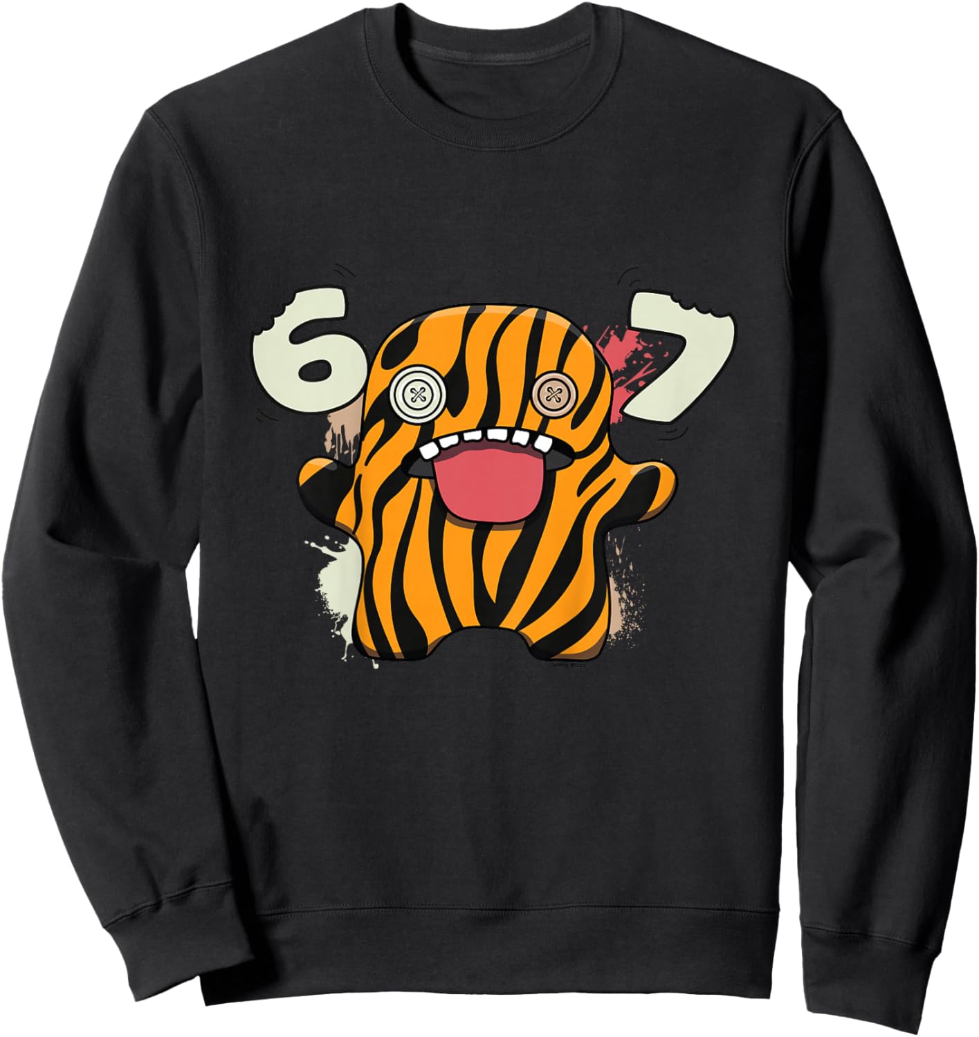 Fuggler 67 Meme Oogah Boogah Tiger Kids Sweatshirt - Sweatshirt | Black
