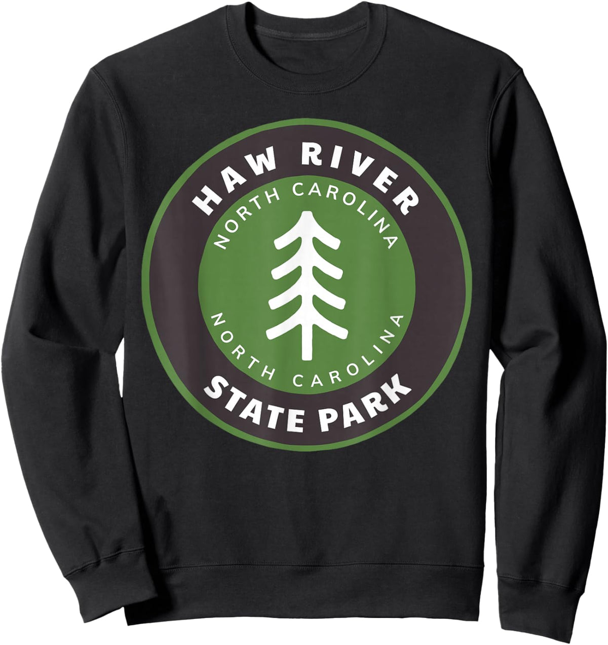 Haw River State Park North Carolina NC Vacation Sweatshirt - Sweatshirt | Black