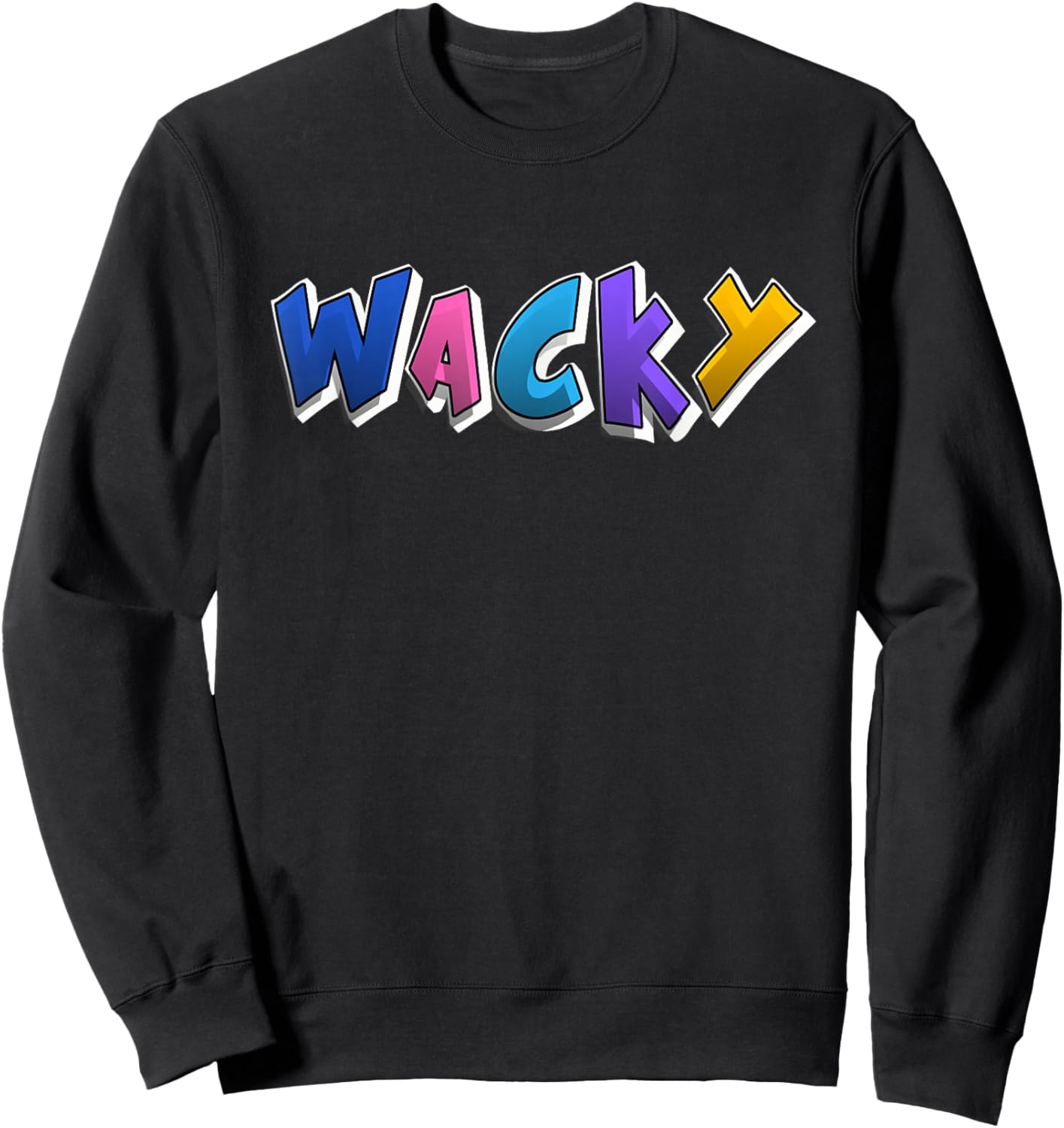 Wacky Costume Kids and Teachers | Mismatch Day Spirit Week Sweatshirt - Sweatshirt | Black