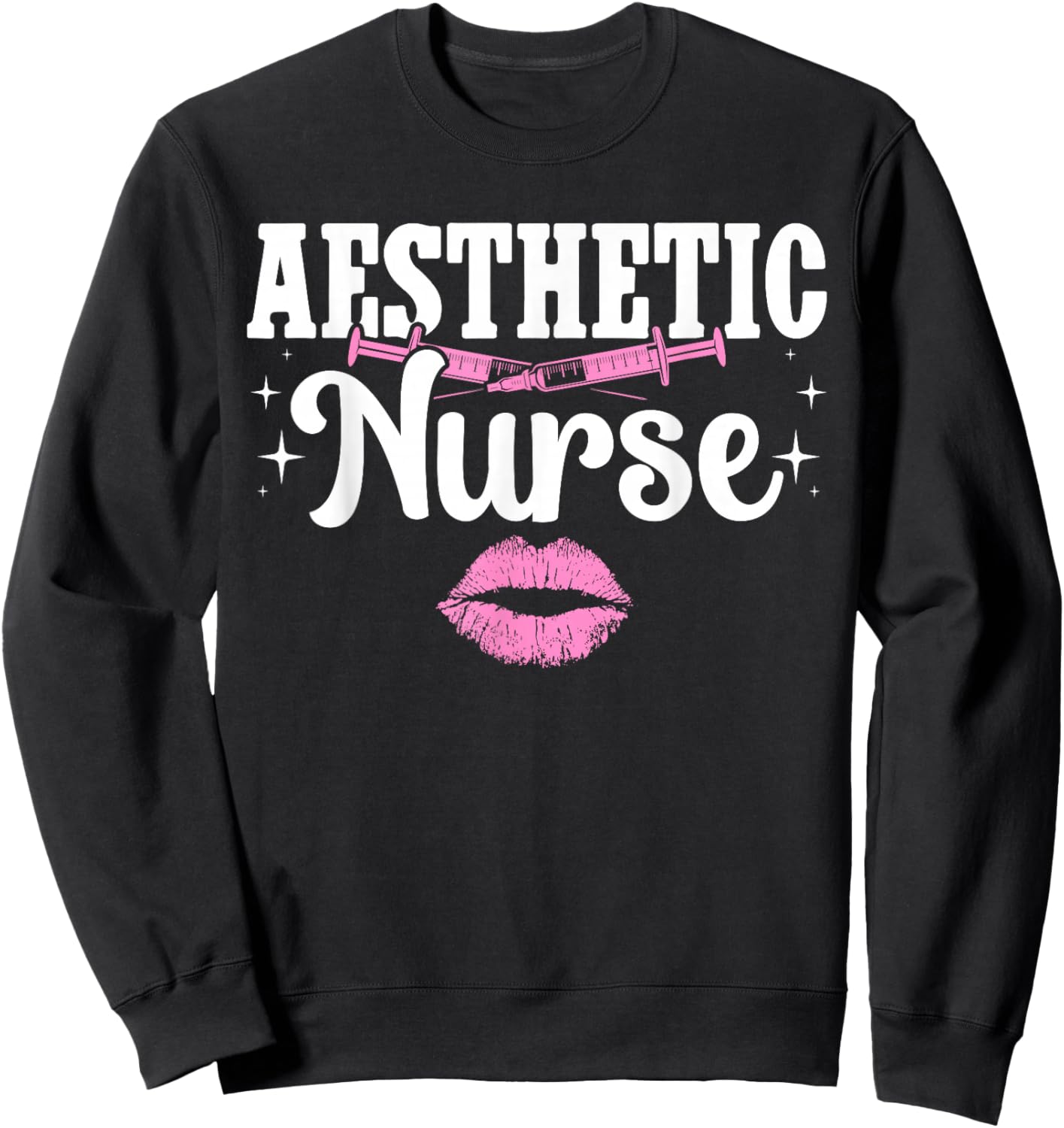 Aesthetic Nurse Injector Aesthetic Nursing Sweatshirt - Sweatshirt | Black