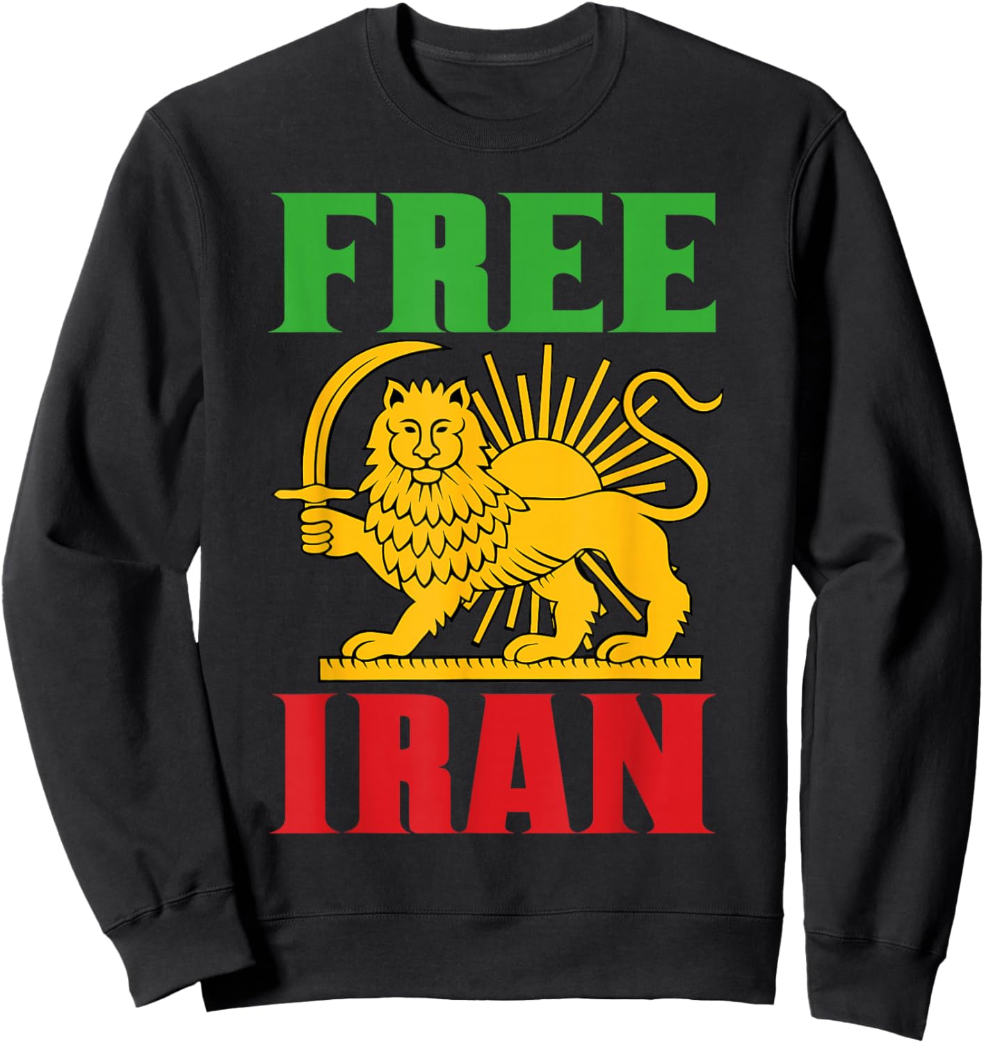 Freedom Lion Global Justice Sweatshirt - Sweatshirt | Black