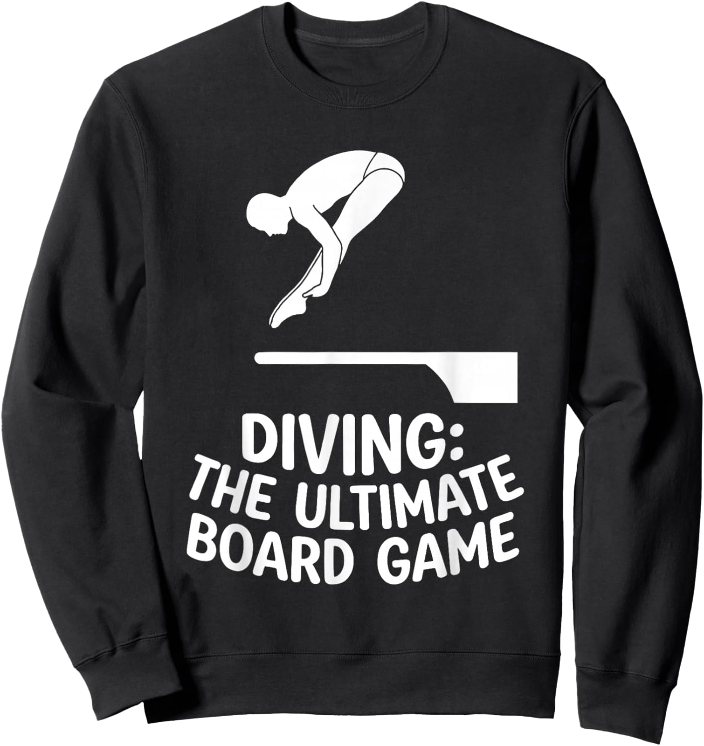 Diving The Ultimate Board Game Funny Design Sweatshirt - Sweatshirt | Black
