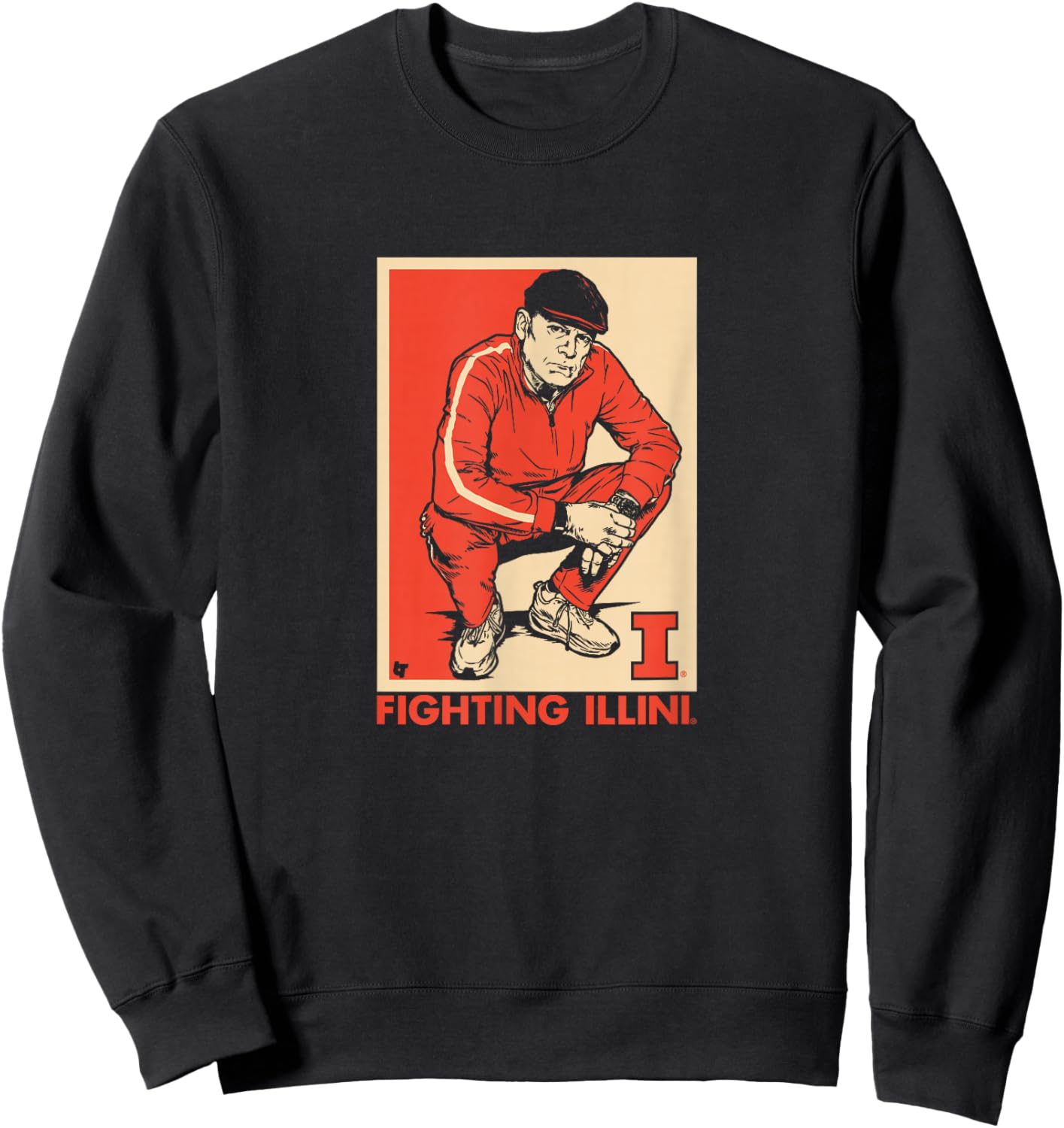 Brad Underwood - Track Suit Coach - Illinois Basketball Sweatshirt - Sweatshirt | Black