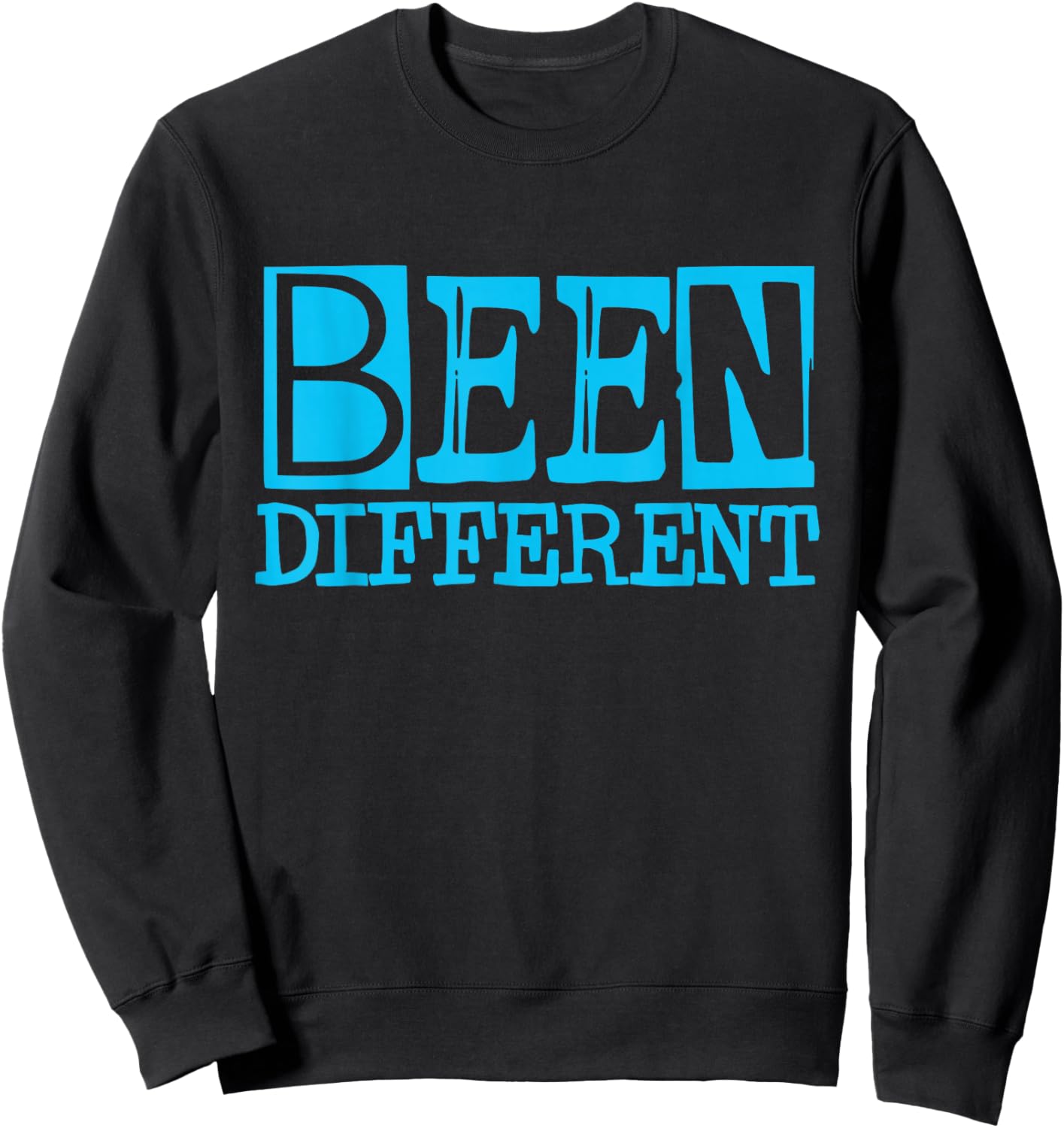 Gamma Blue Black White Match Sweatshirt - Sweatshirt | Black