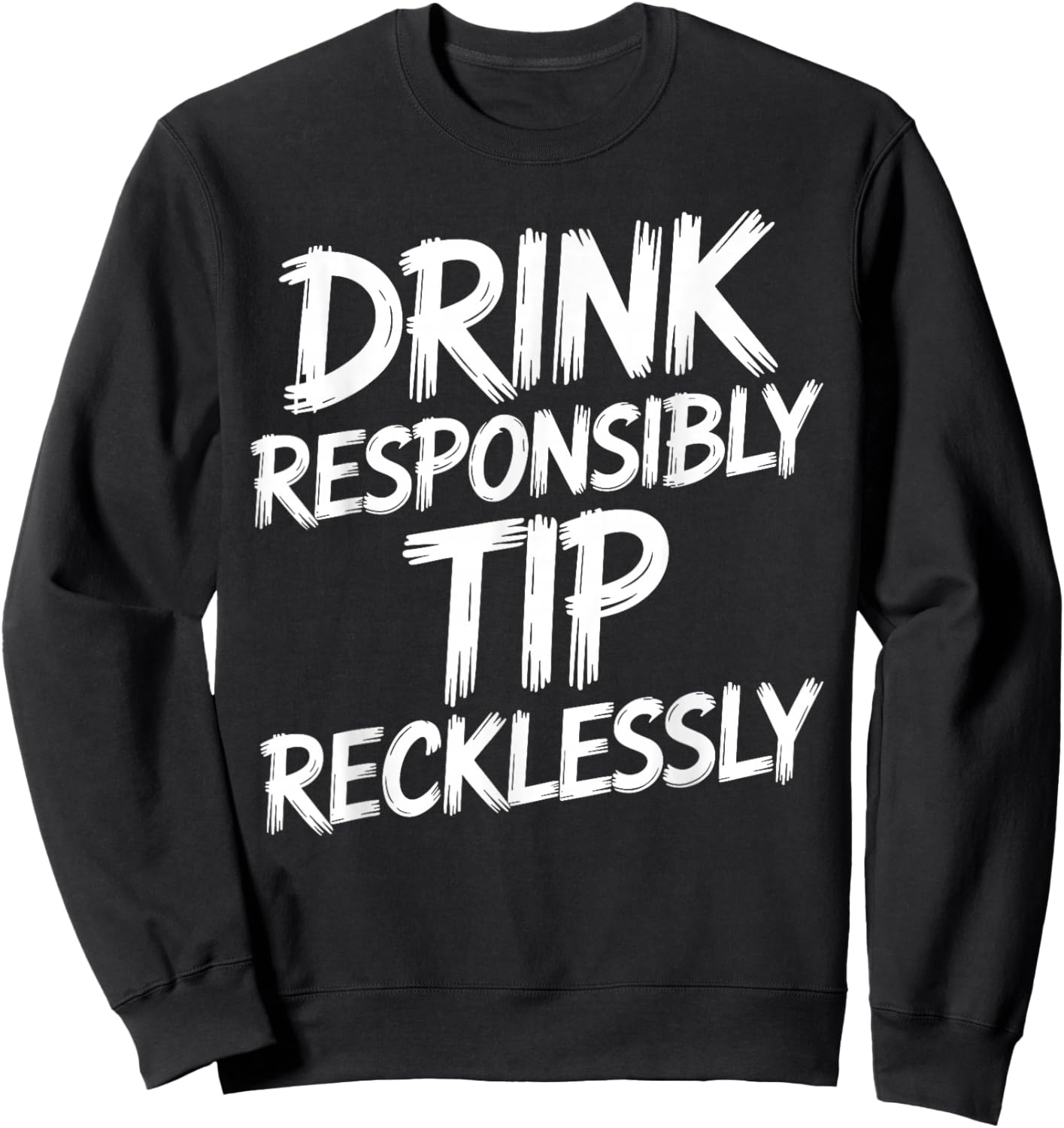 Funny Waitress Design Girls Bartender Waitress Sweatshirt - Sweatshirt | Black